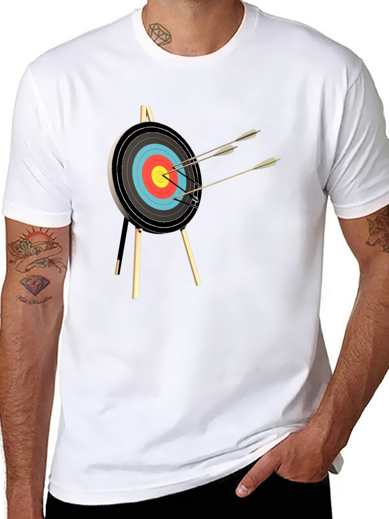 Archery Target T-Shirt - Bullseye Tee