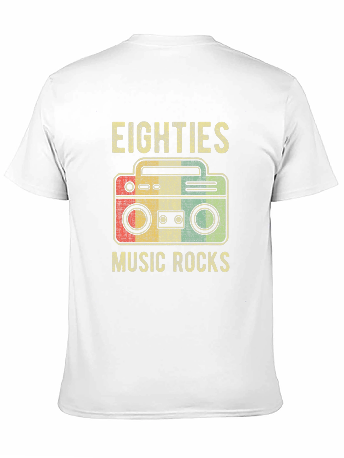 Retro 80s Music Rocks Graphic T-Shirt
