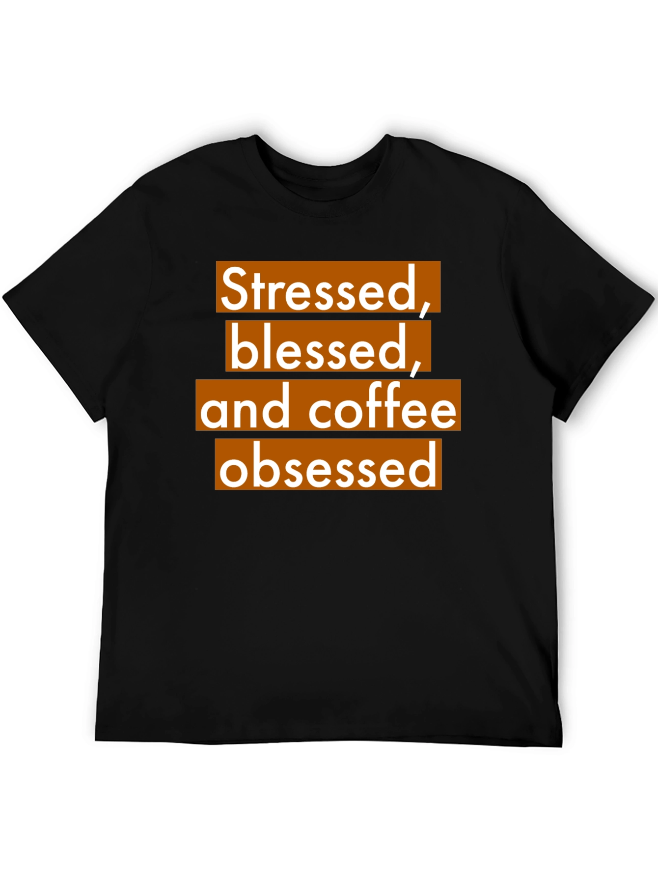 Stressed Blessed & Coffee Obsessed Graphic Tee