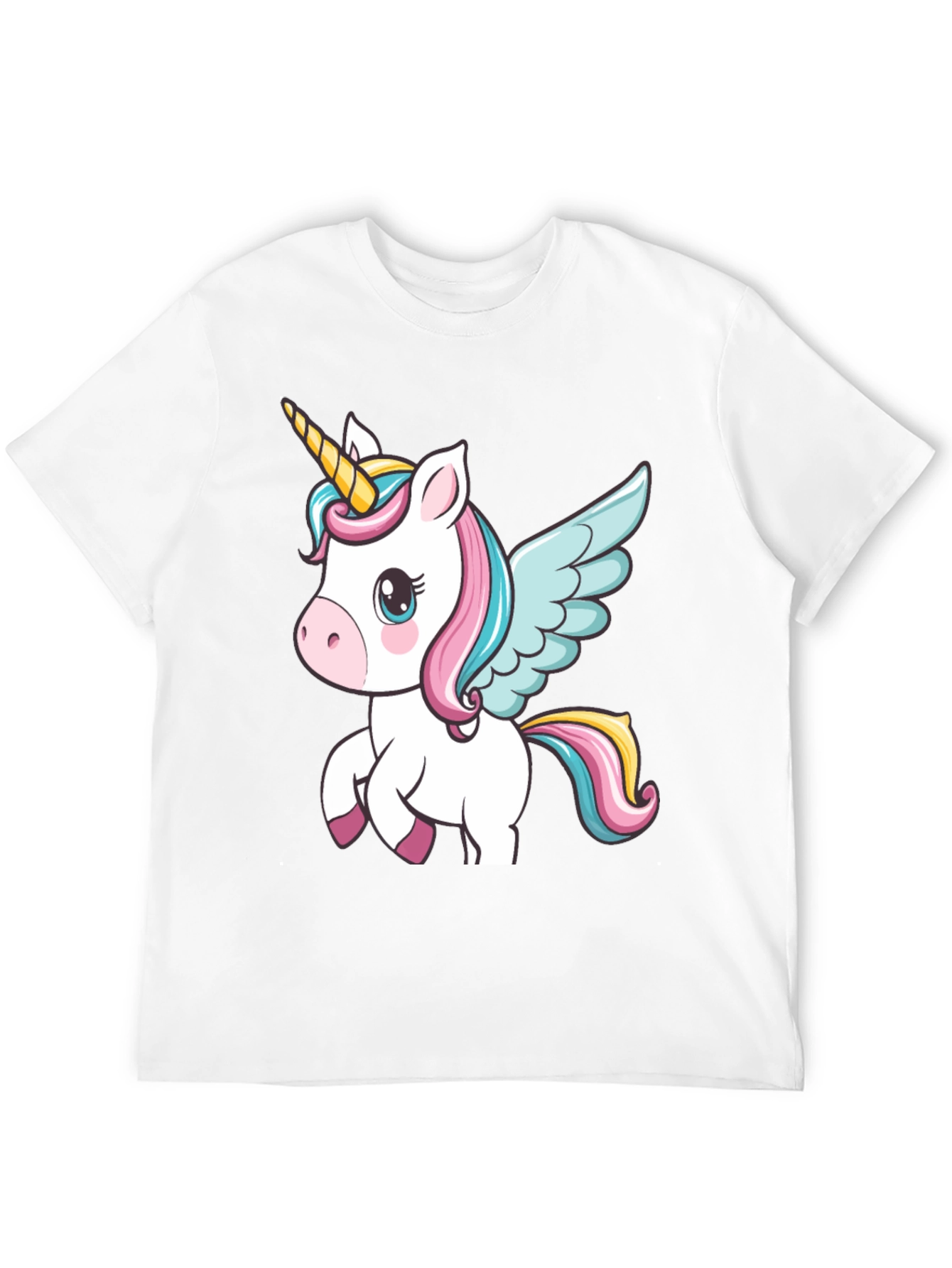 Unicorn Graphic Black T-Shirt