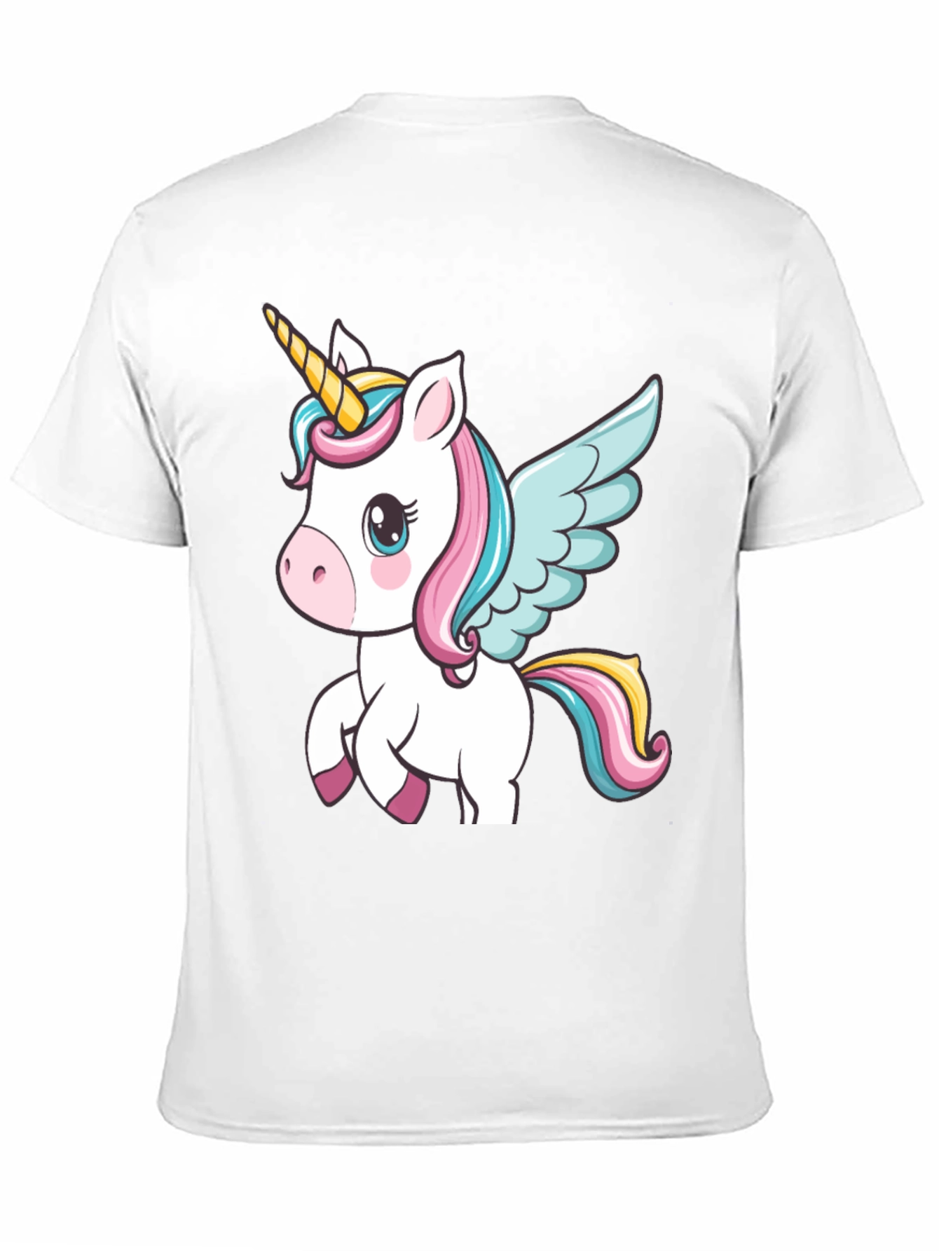 Unicorn Graphic Black T-Shirt