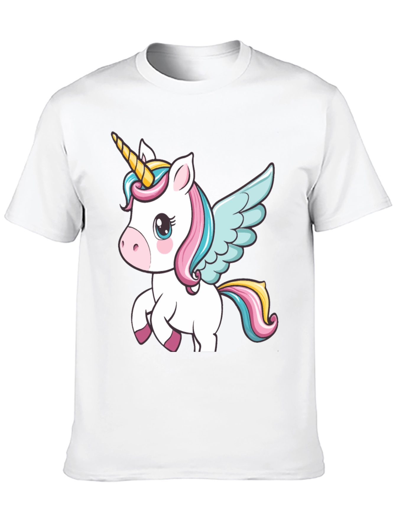 Unicorn Graphic Black T-Shirt