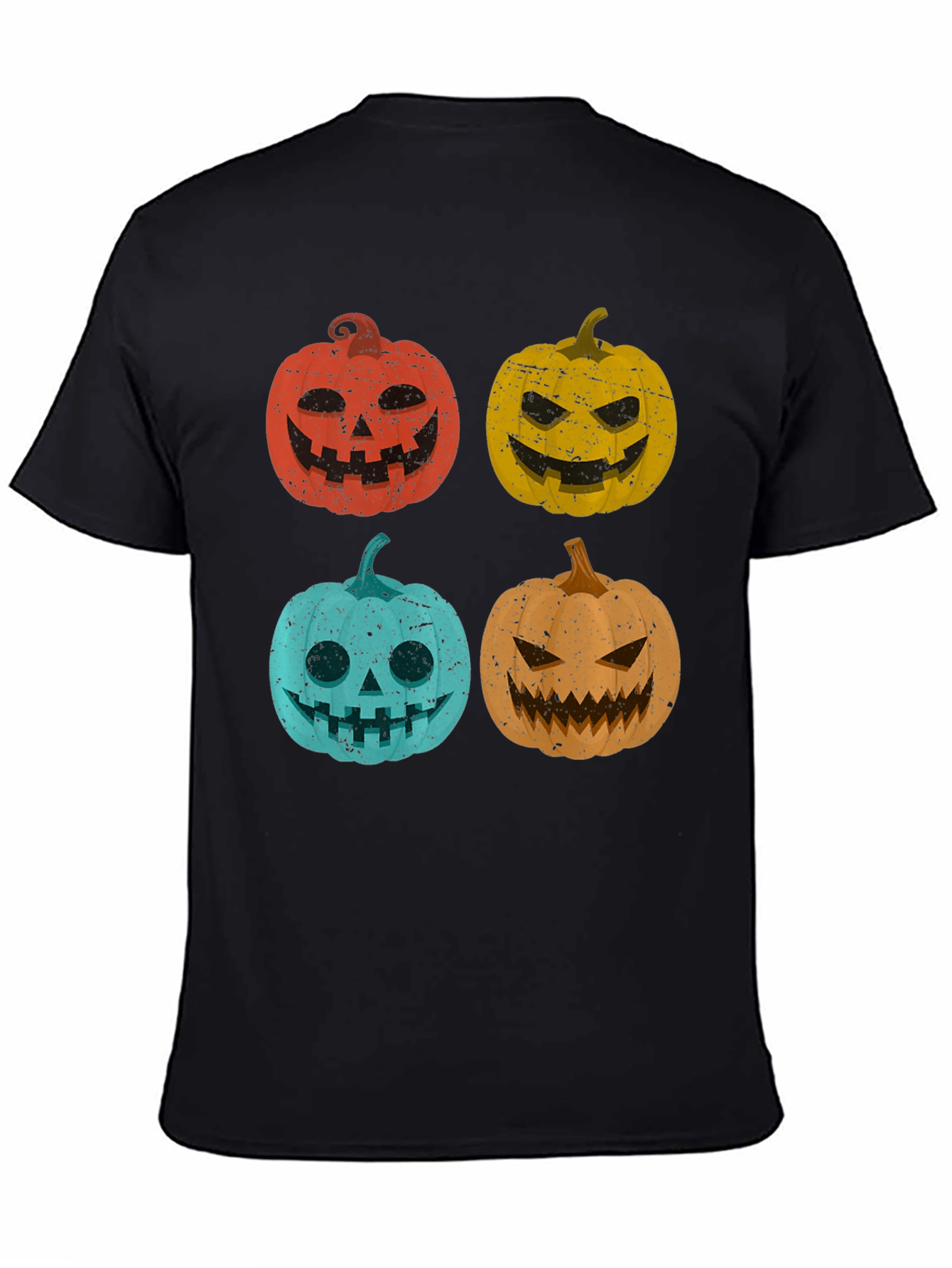 Retro Halloween Pumpkin T-Shirt