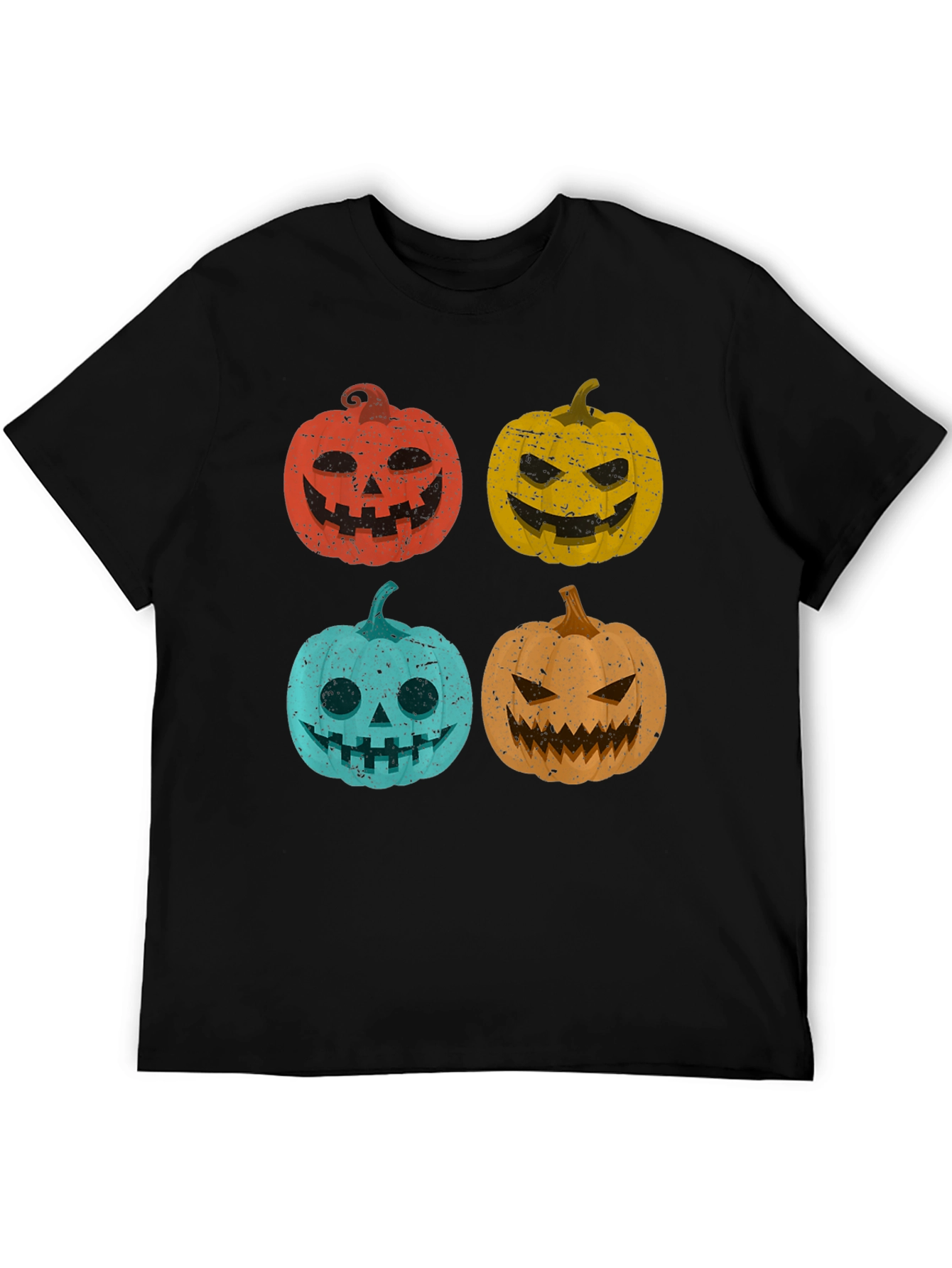 Retro Halloween Pumpkin T-Shirt