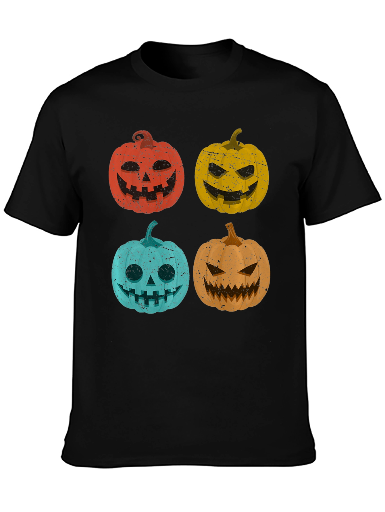 Retro Halloween Pumpkin T-Shirt