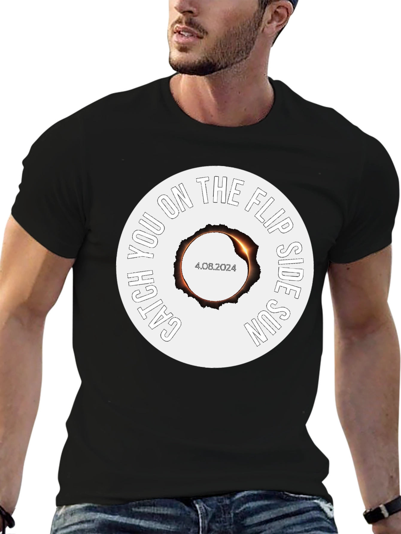 Catch You on the Flip Side Sun Eclipse T-Shirt