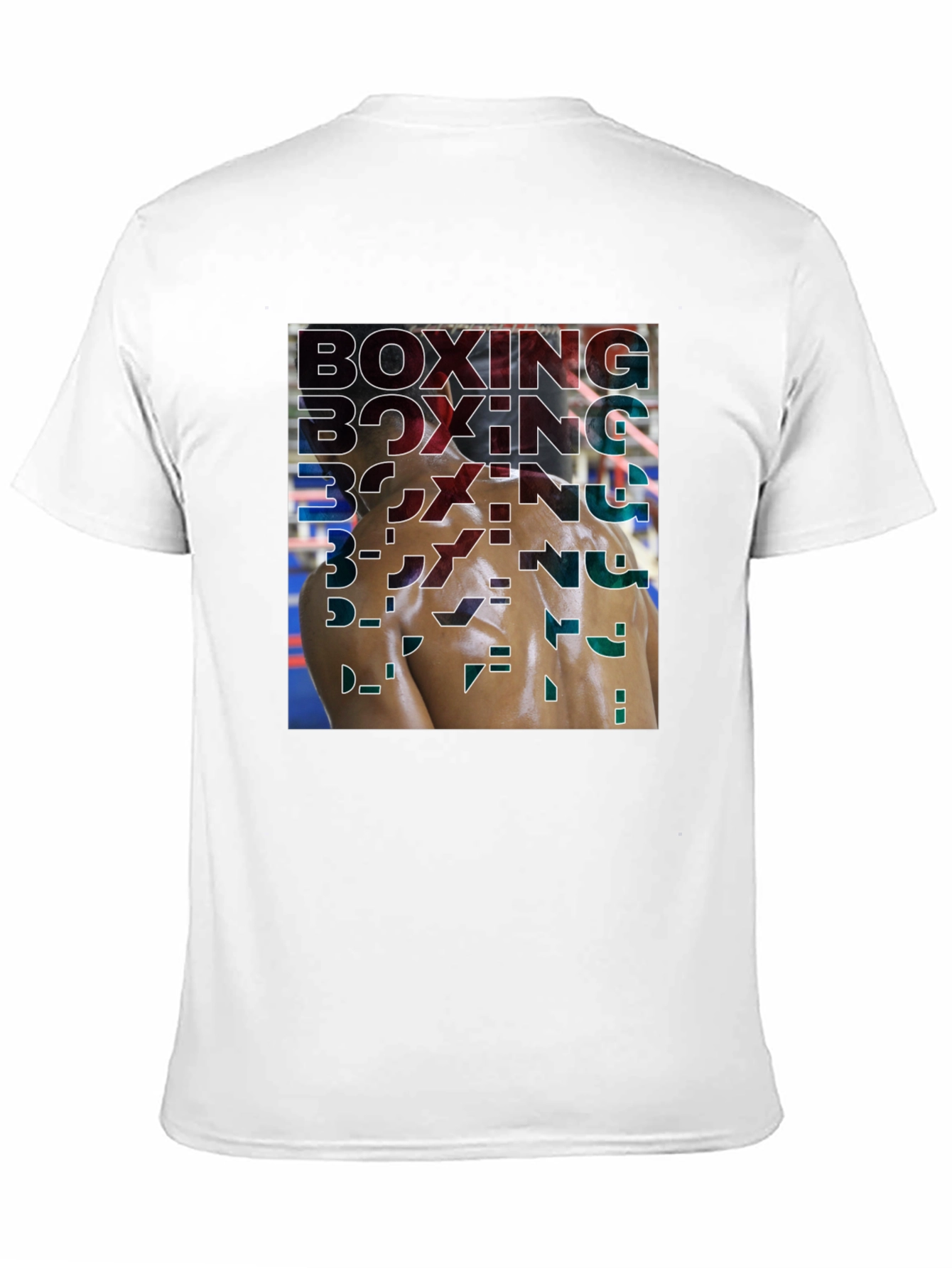 Boxing Graphic Print Tee - Stylish Gym Apparel