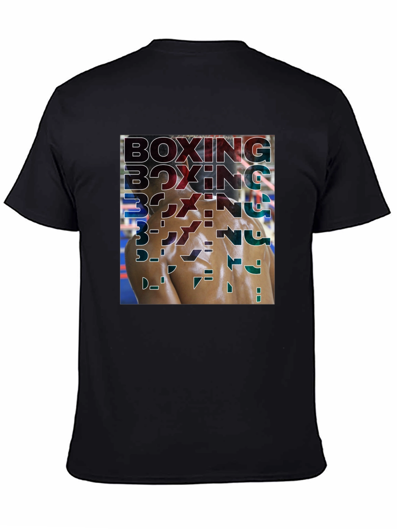 Boxing Graphic Print Tee - Stylish Gym Apparel