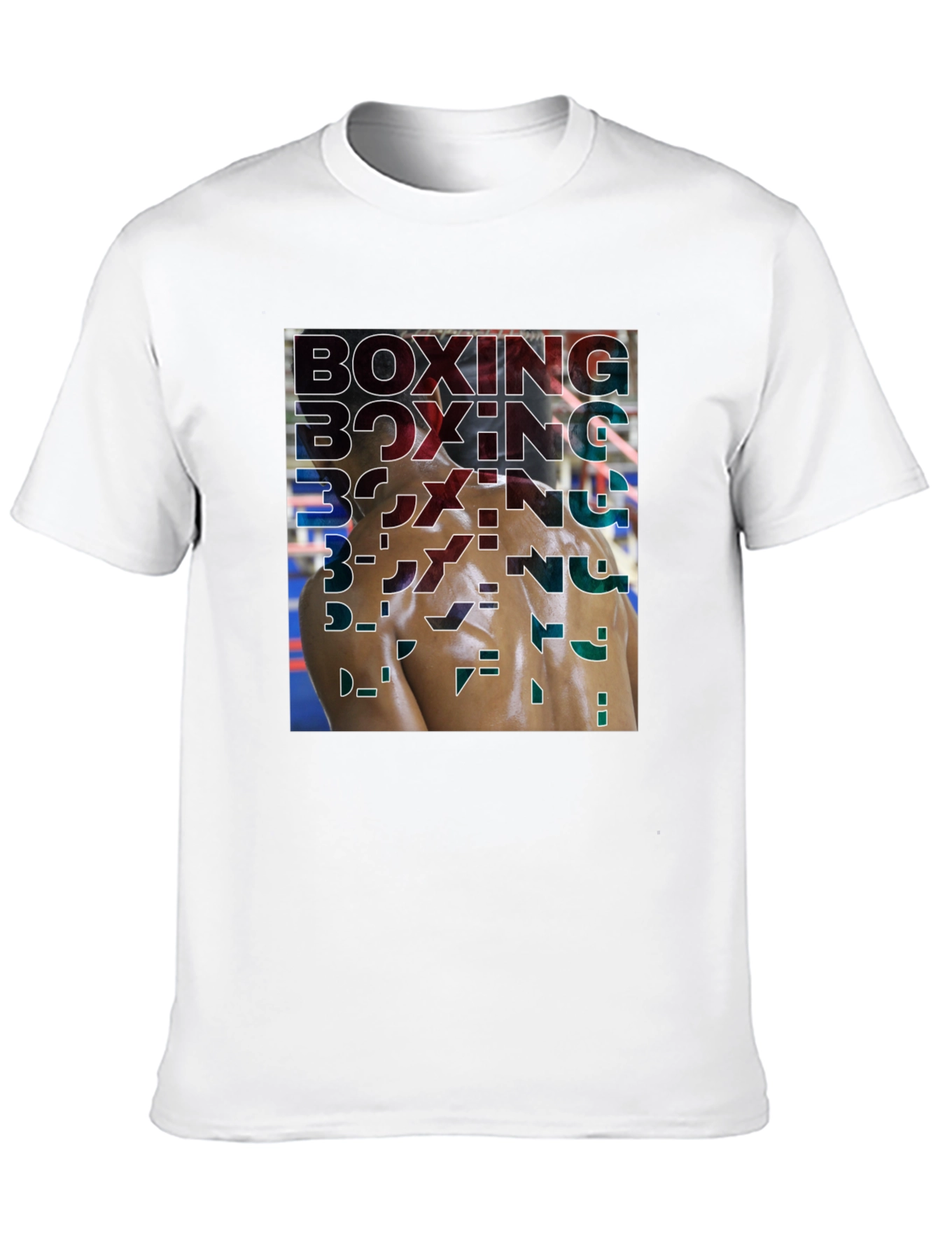Boxing Graphic Print Tee - Stylish Gym Apparel
