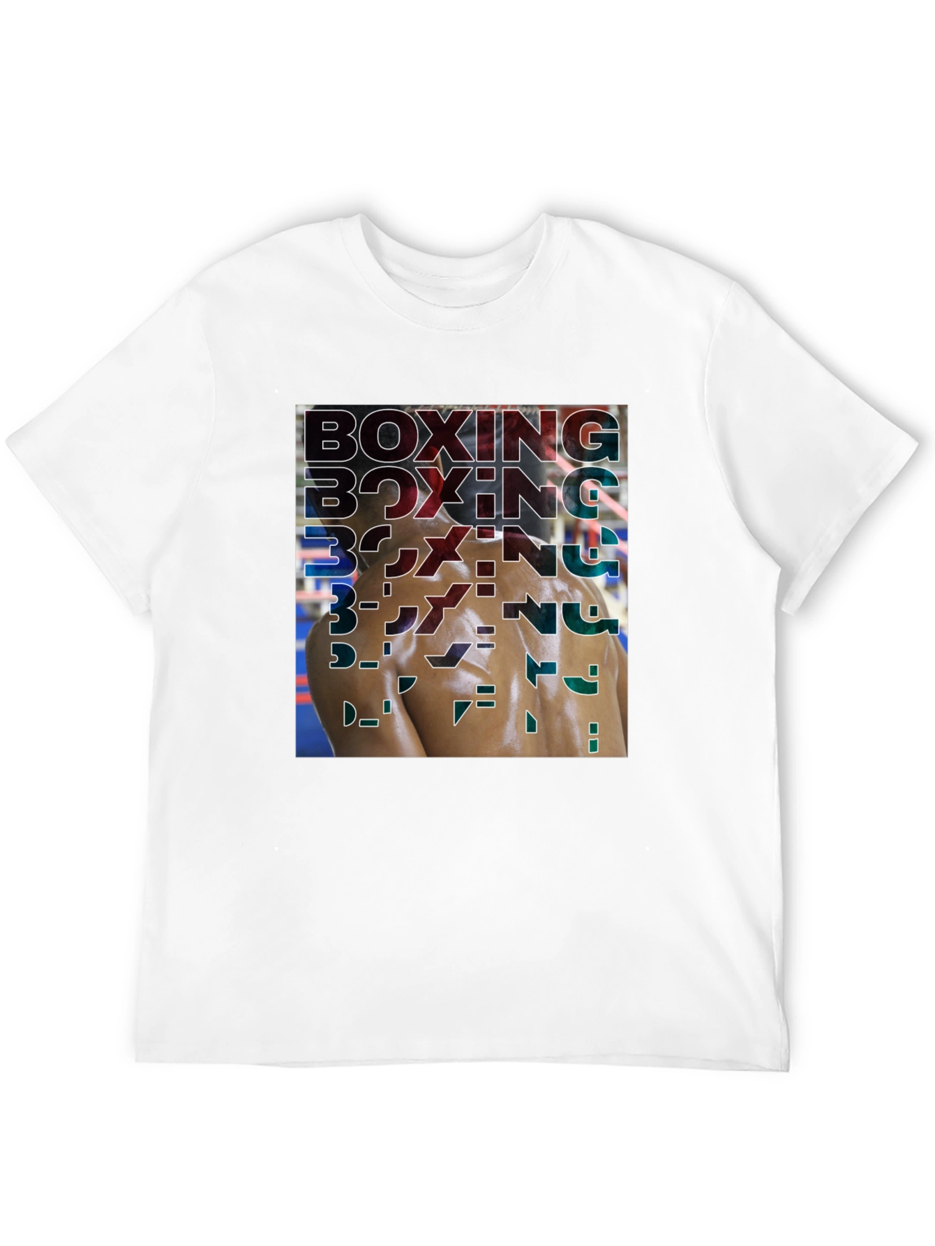 Boxing Graphic Print Tee - Stylish Gym Apparel