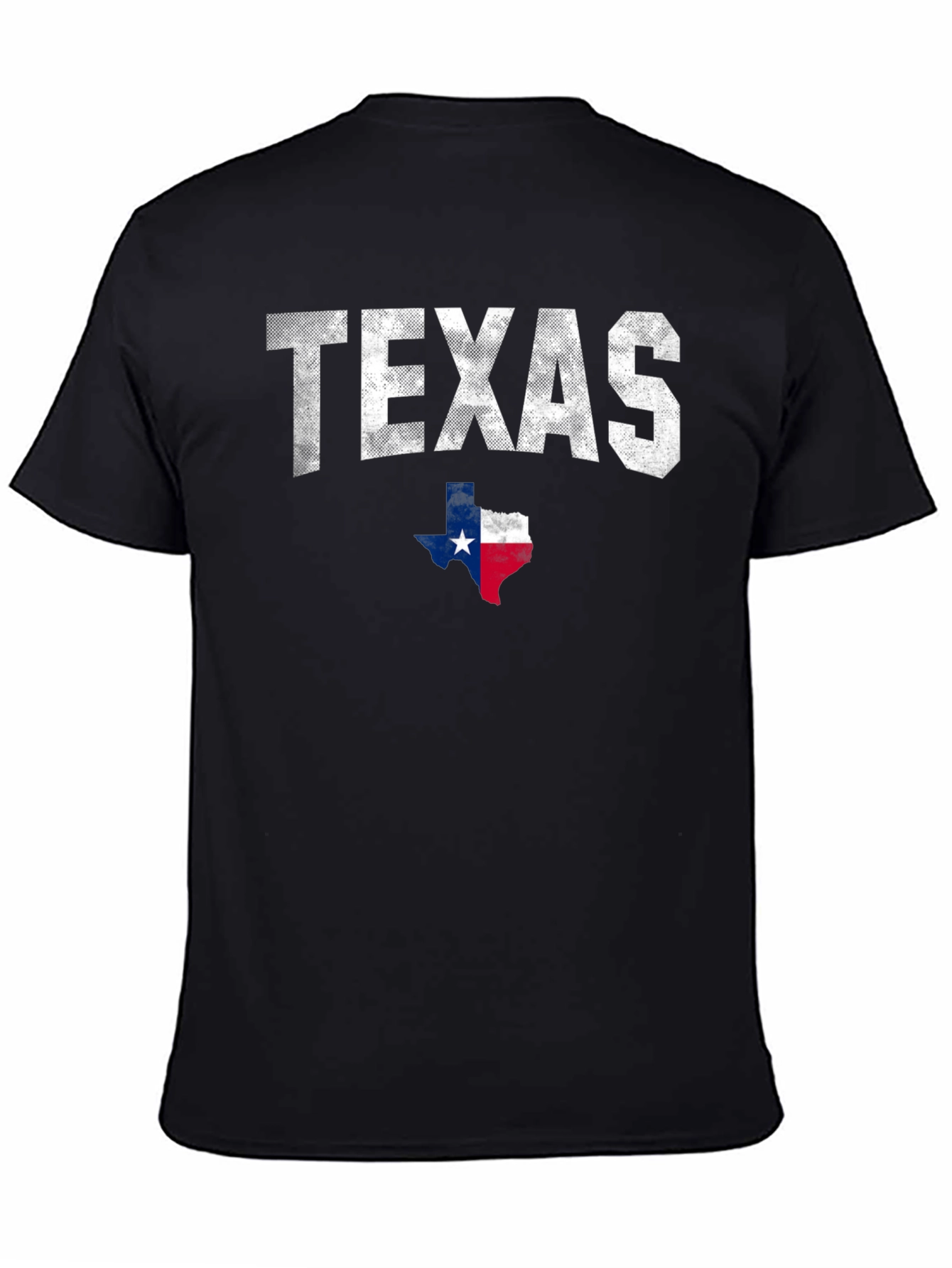 Texas Flag Graphic T-Shirt - Black