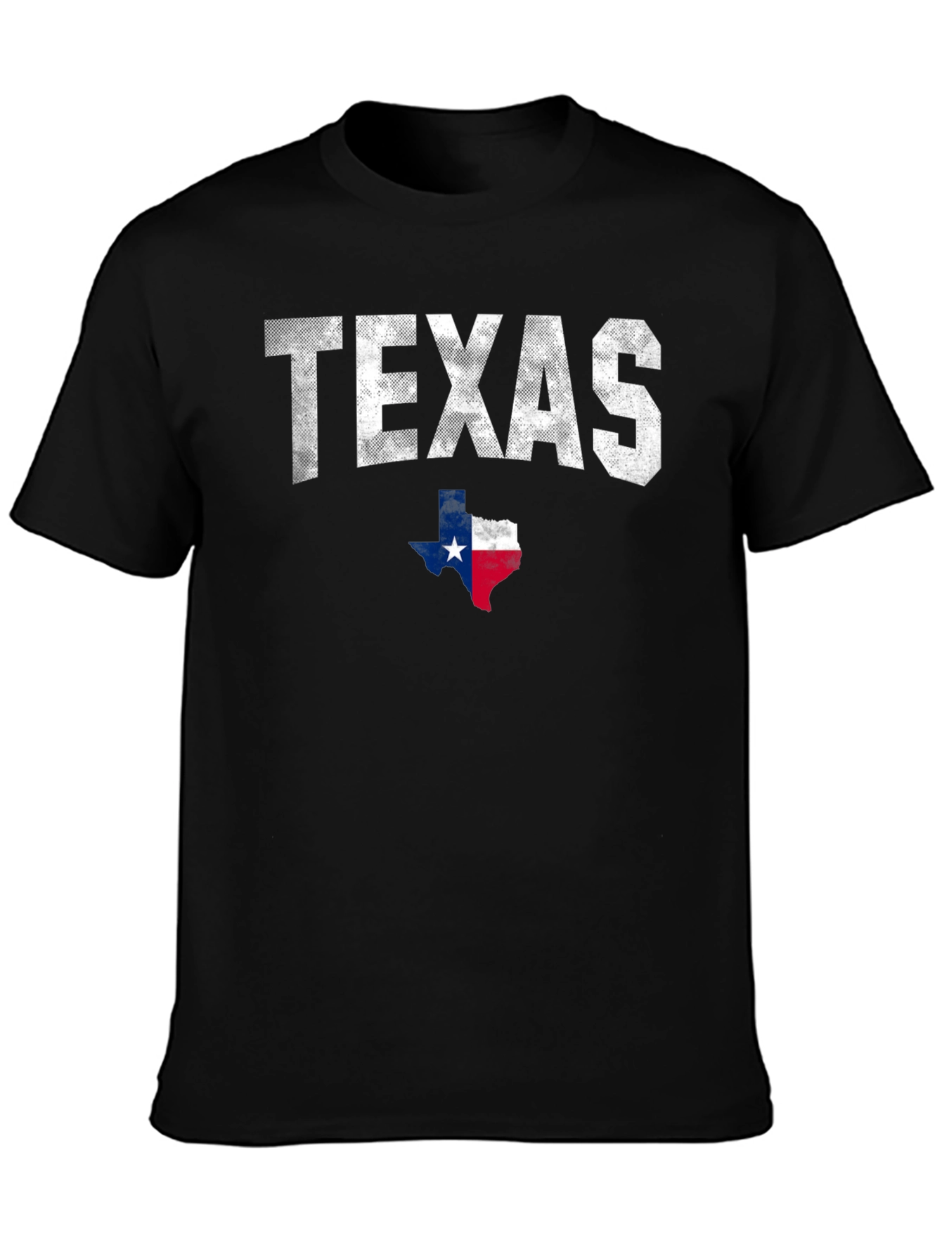 Texas Flag Graphic T-Shirt - Black