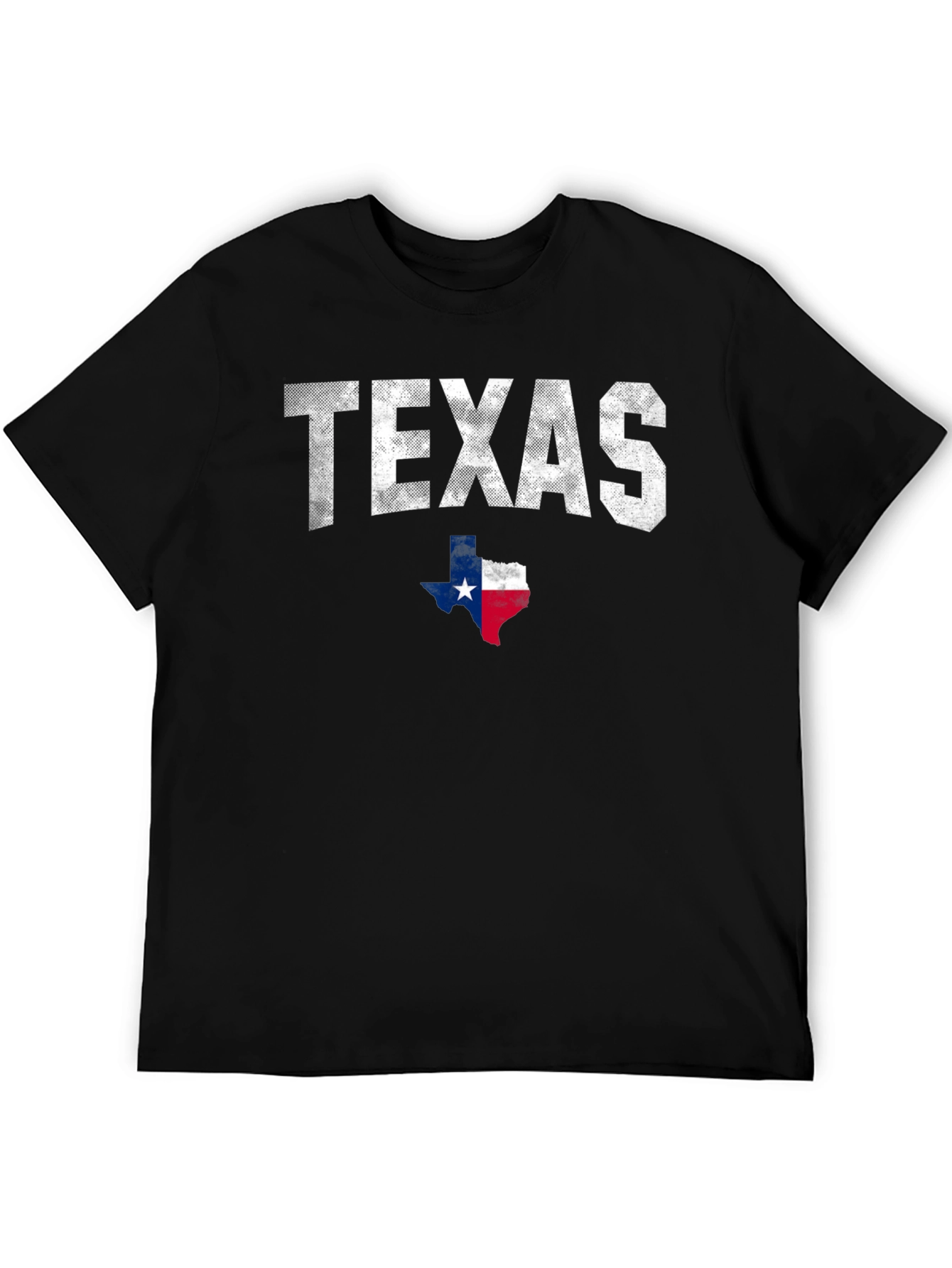 Texas Flag Graphic T-Shirt - Black