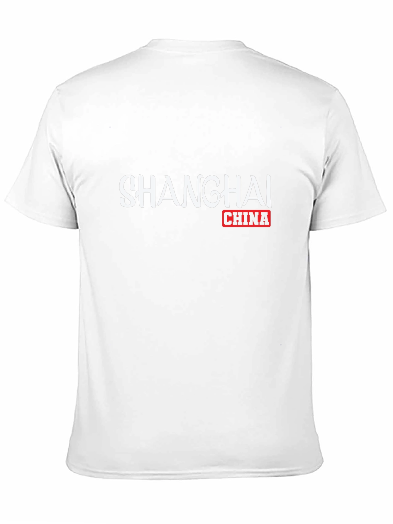 Shanghai China Graphic Tee - Black Cotton T-Shirt