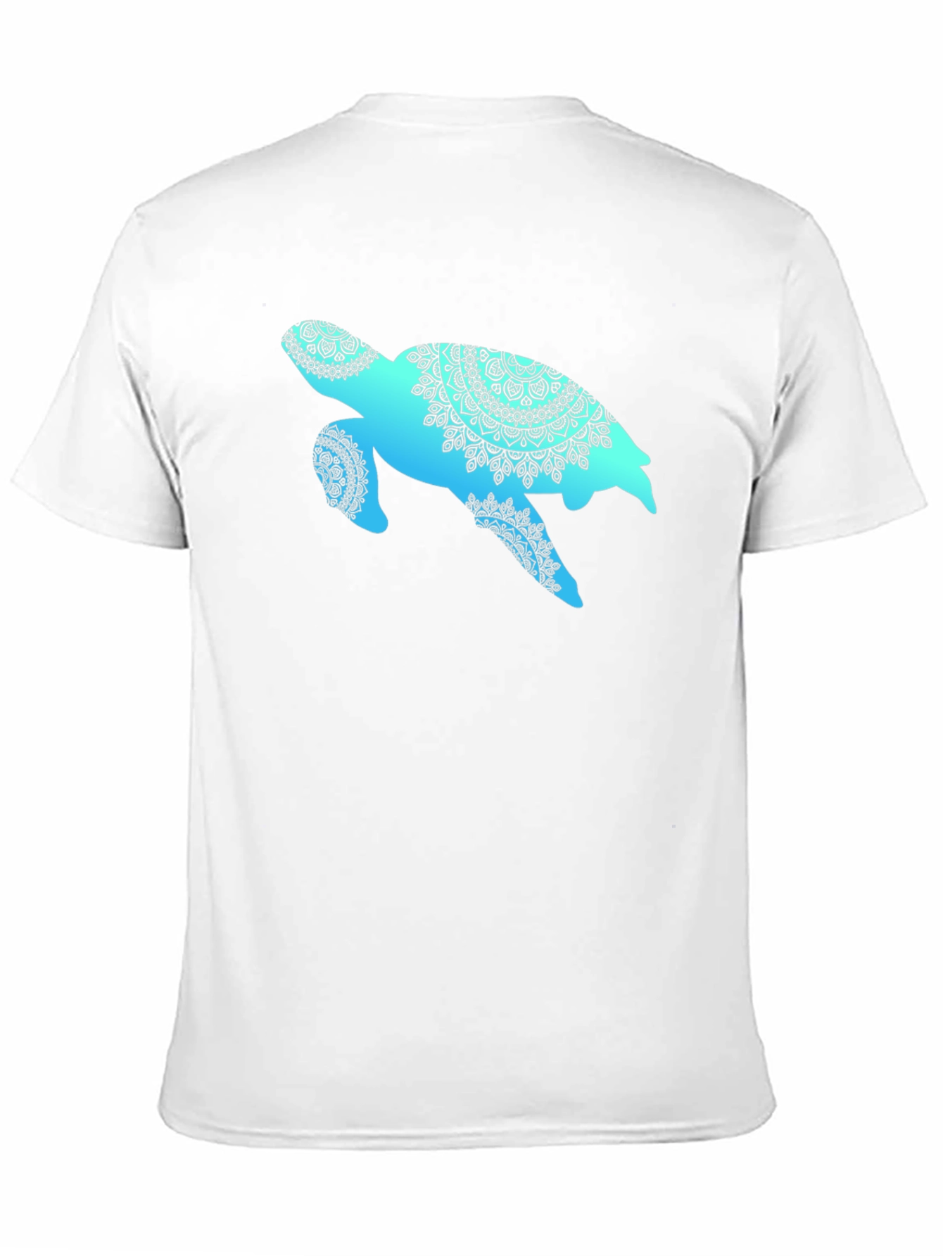 Turtle Mandala Graphic Tee - Black