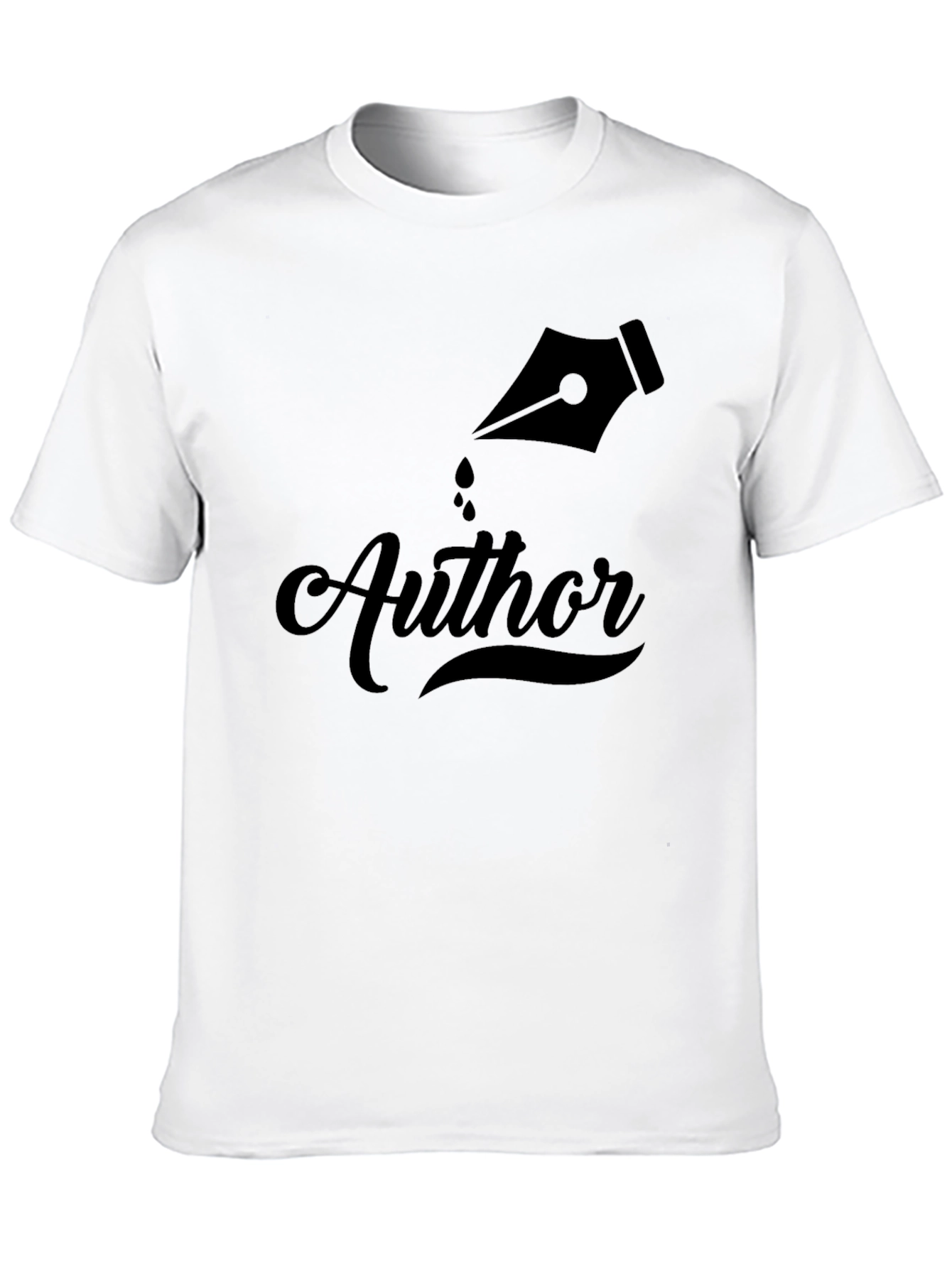Author Black T-Shirt - Novelty Writing Tee