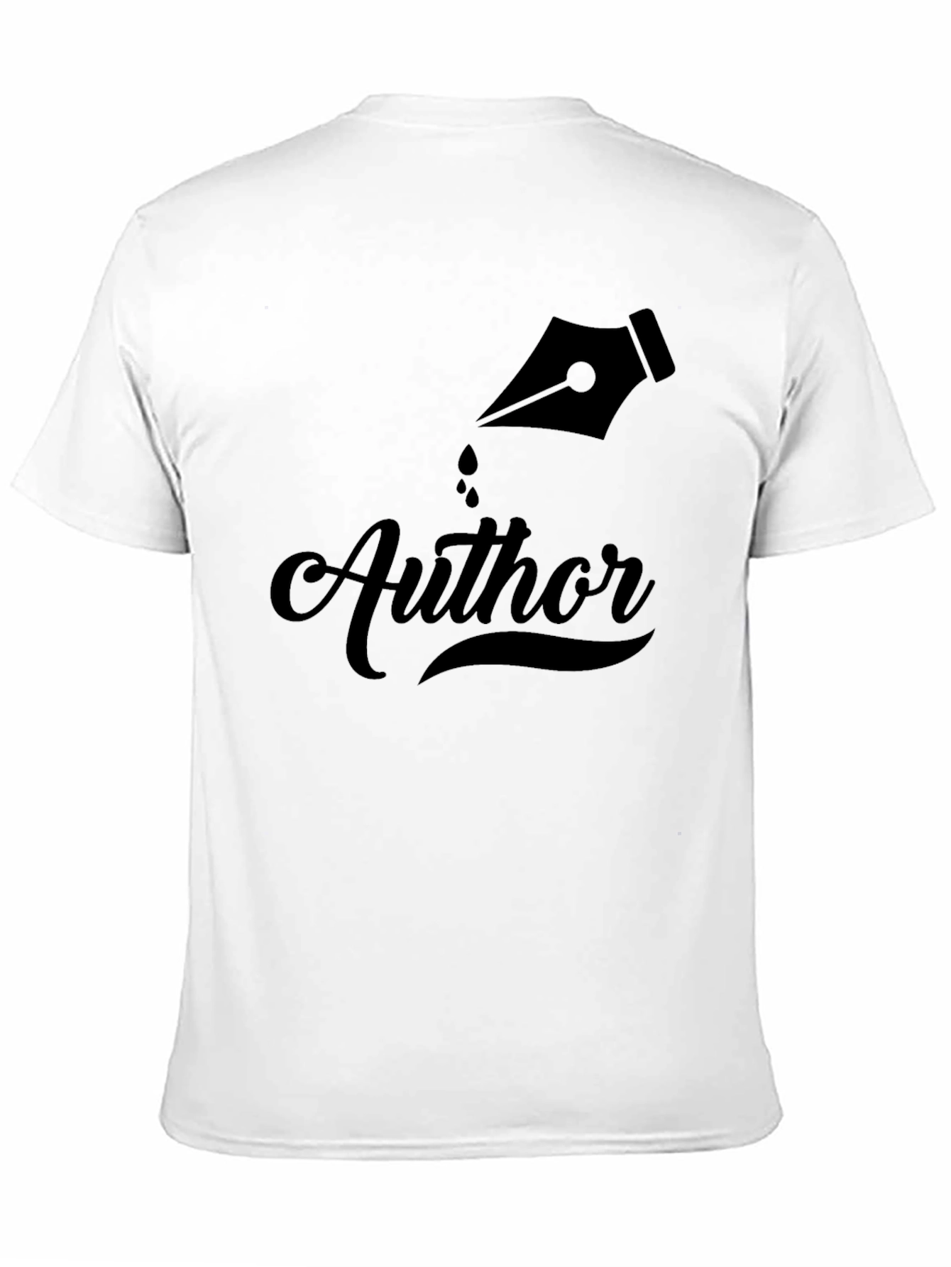 Author Black T-Shirt - Novelty Writing Tee