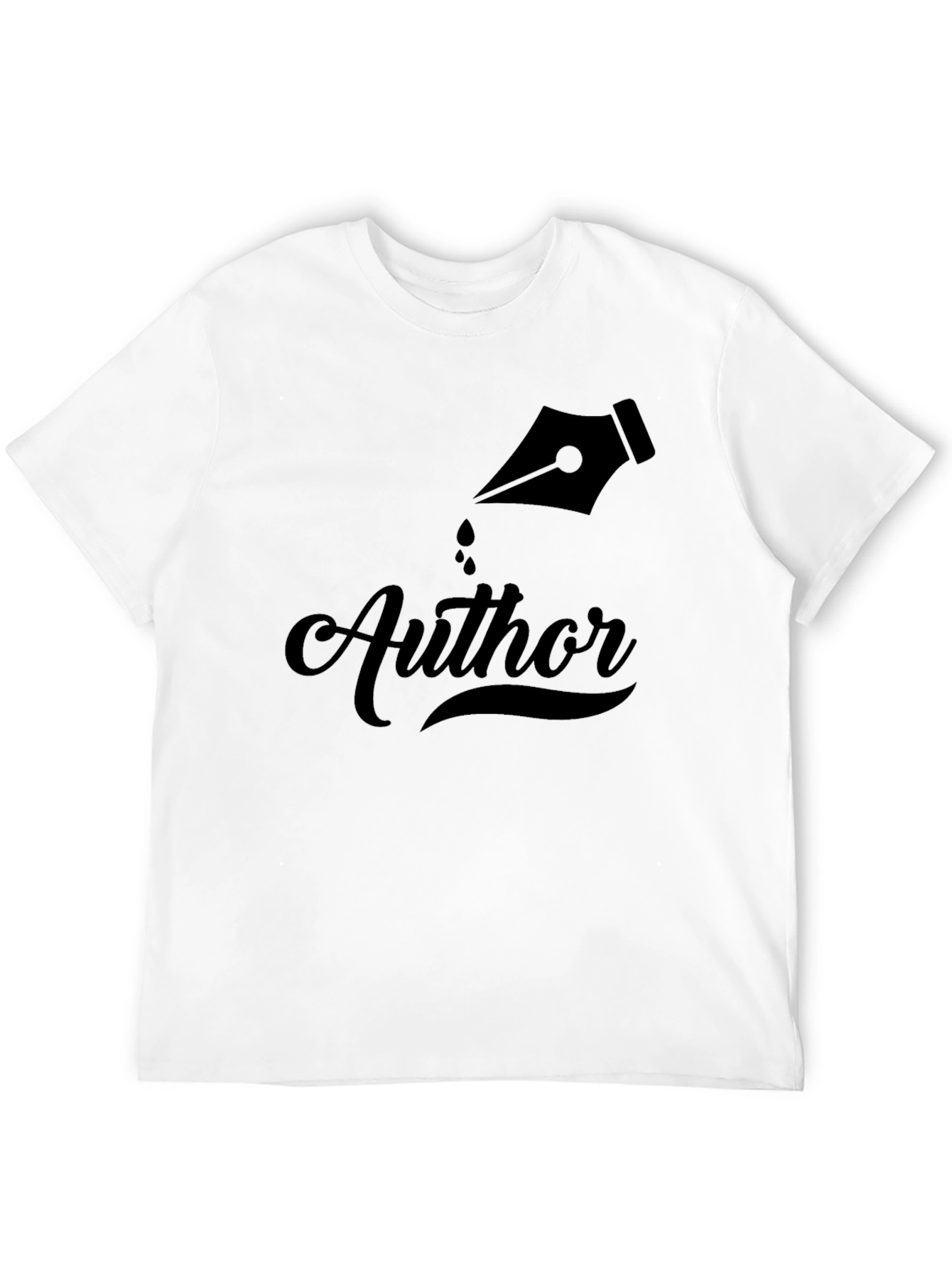 Author Black T-Shirt - Novelty Writing Tee