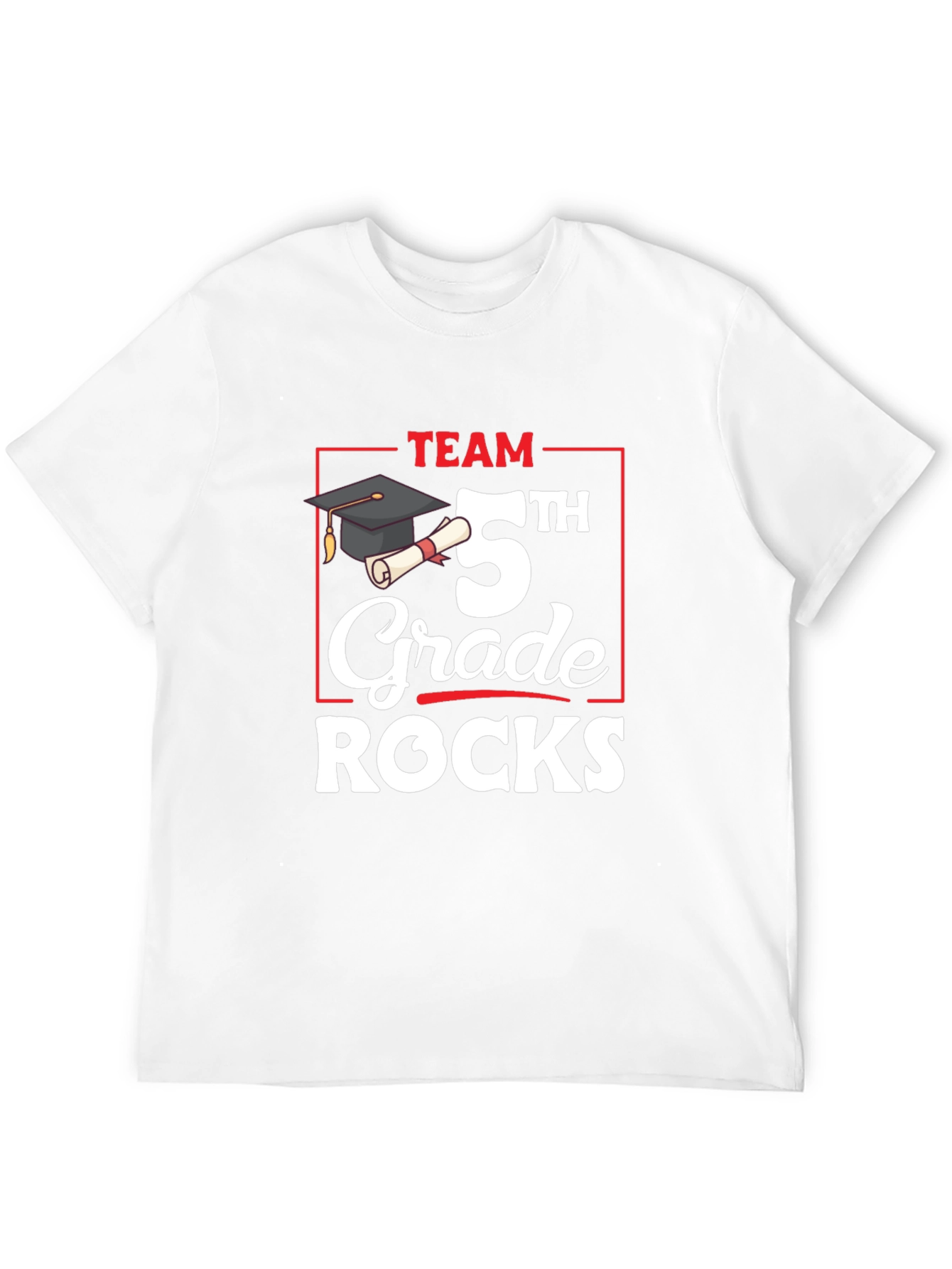 Team 5th Grade Rocks T-Shirt