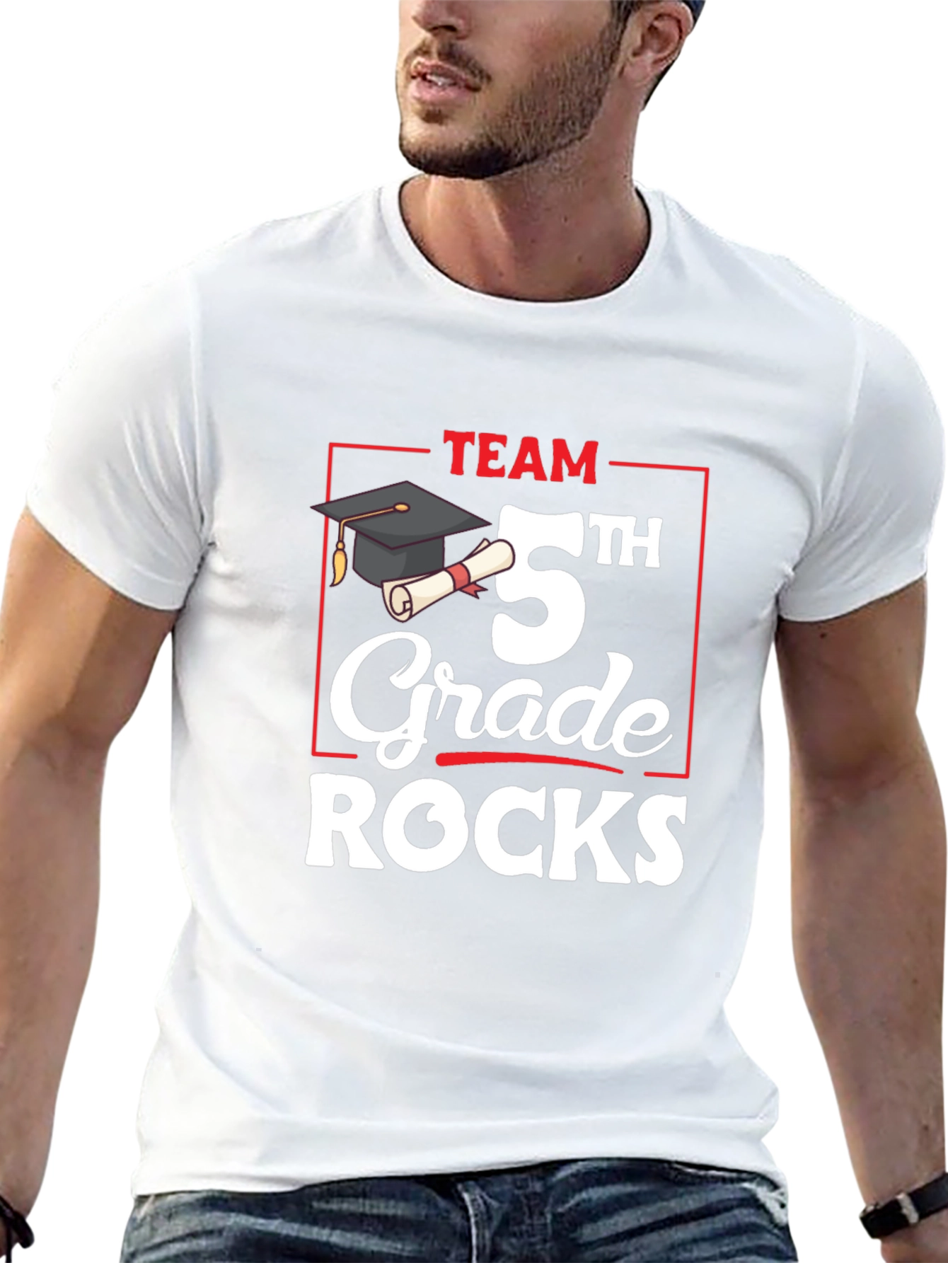 Team 5th Grade Rocks T-Shirt