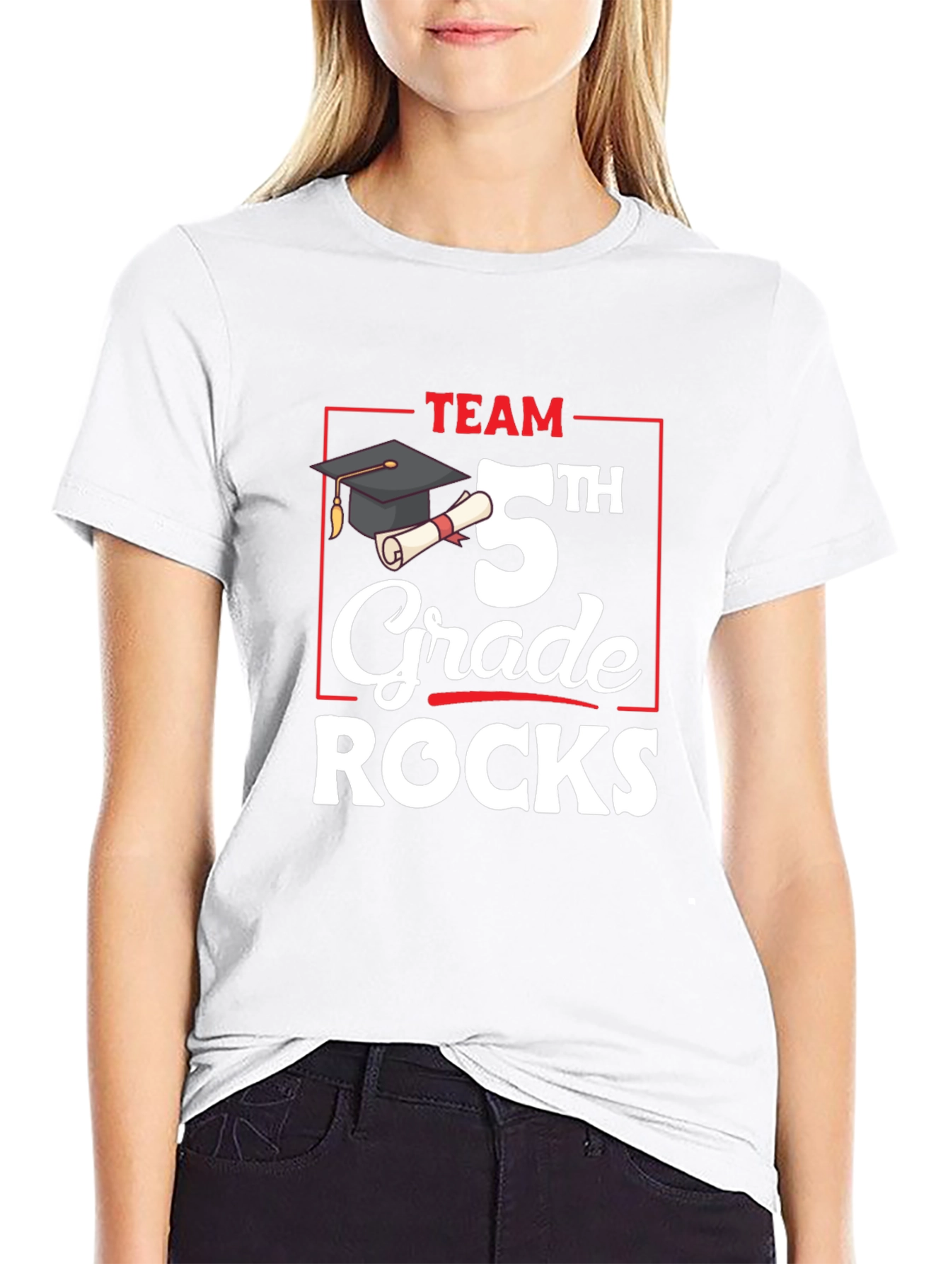 Team 5th Grade Rocks T-Shirt