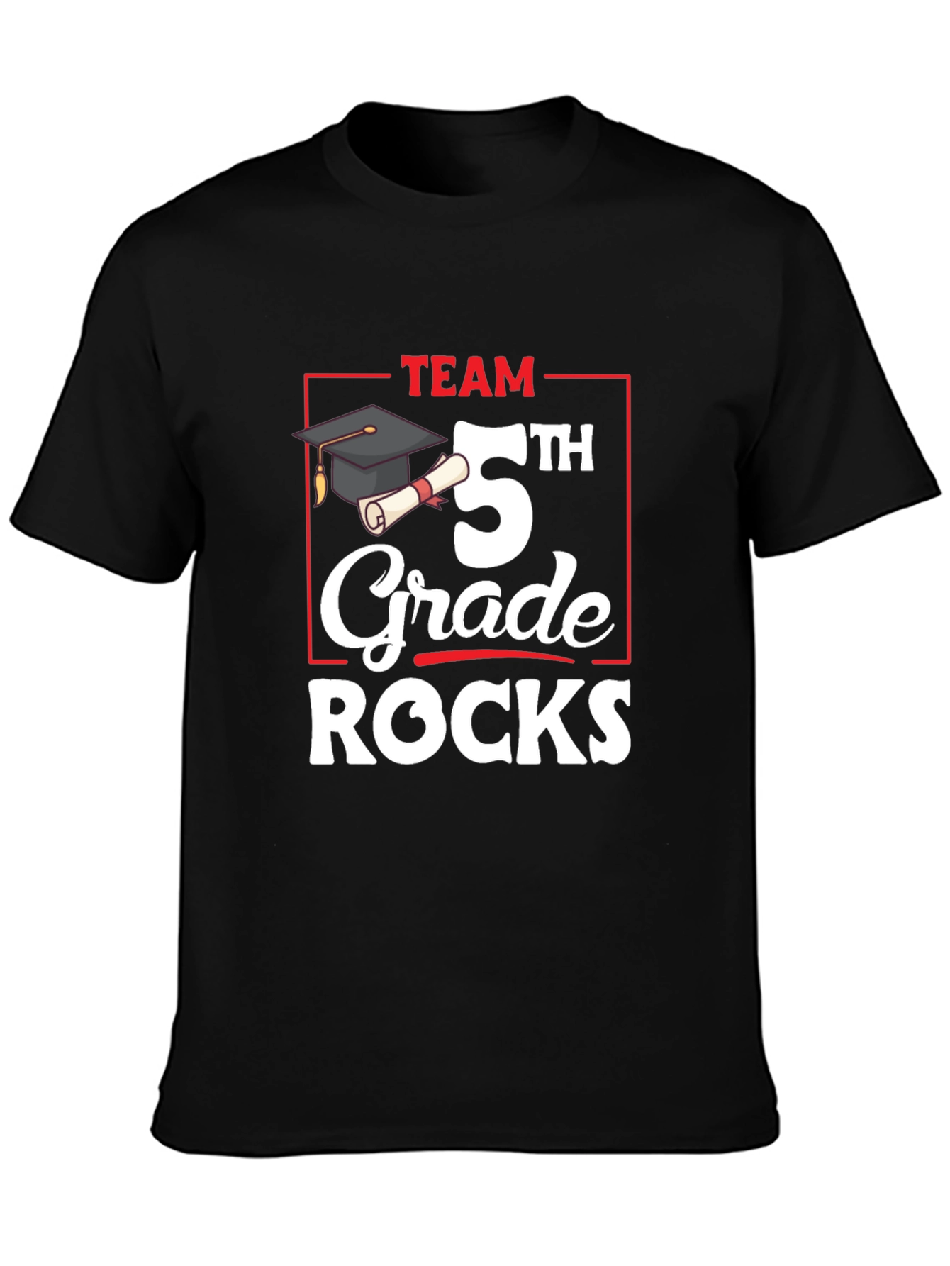 Team 5th Grade Rocks T-Shirt