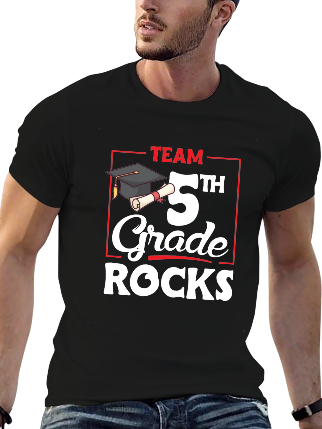 Team 5th Grade Rocks T-Shirt