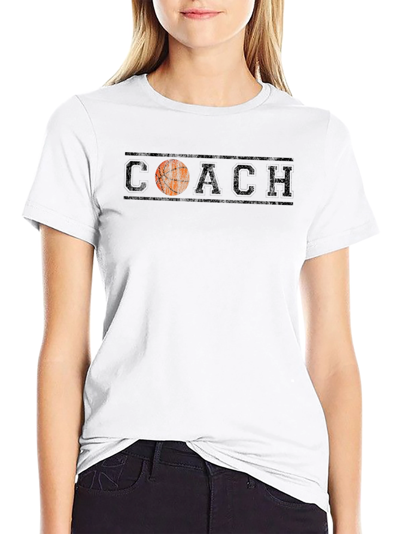 Basketball Coach Graphic T-Shirt