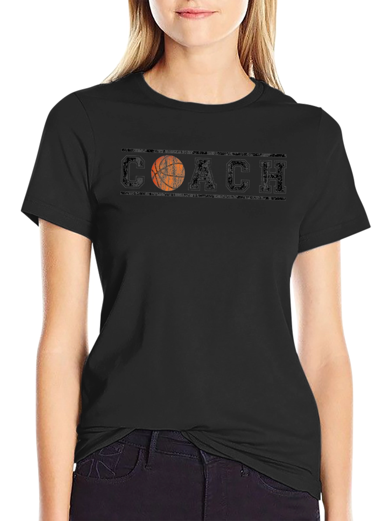 Basketball Coach Graphic T-Shirt