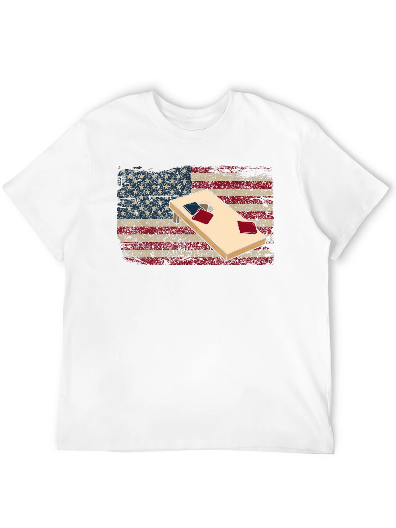 American Flag Cornhole T-Shirt