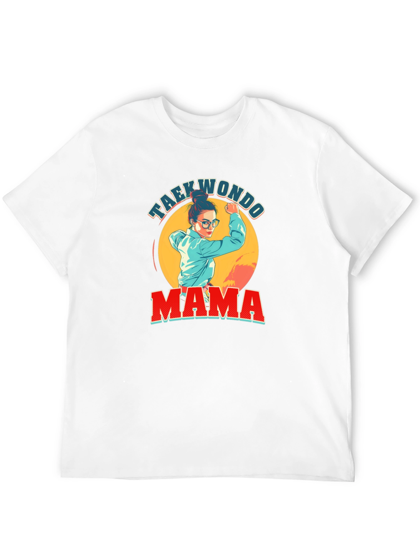 Taekwondo Mama Graphic T-Shirt - Black