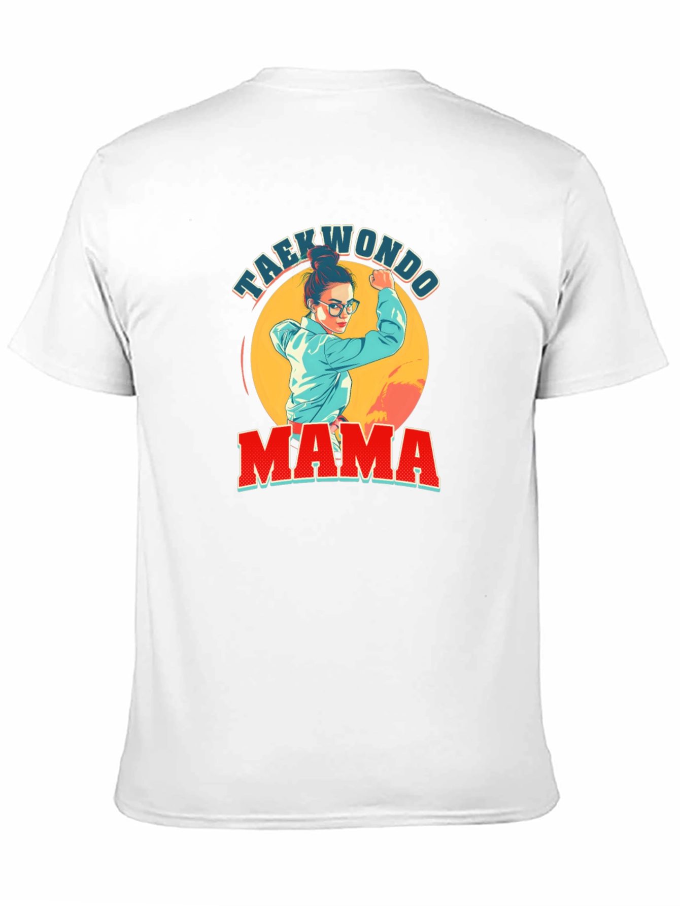 Taekwondo Mama Graphic T-Shirt - Black