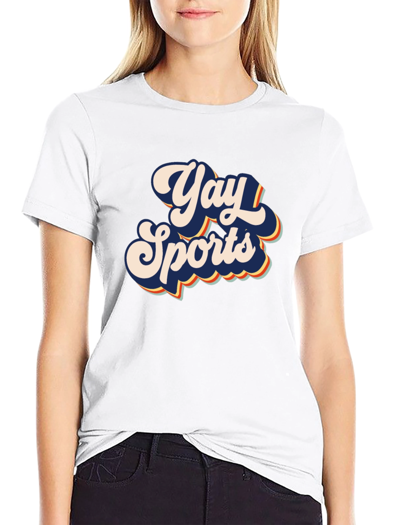 Yay Sports Retro Graphic T-Shirt