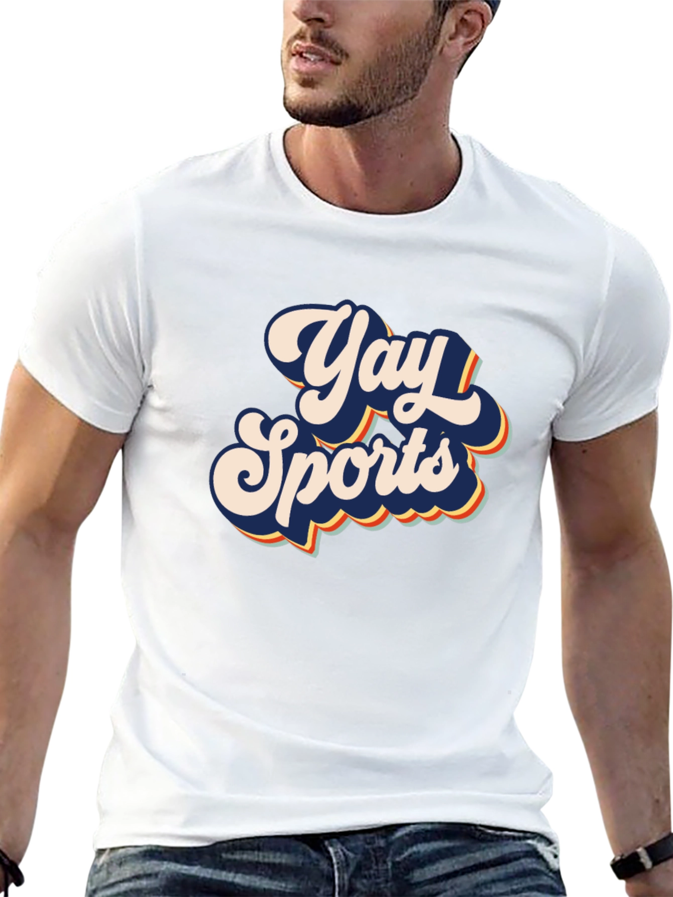 Yay Sports Retro Graphic T-Shirt
