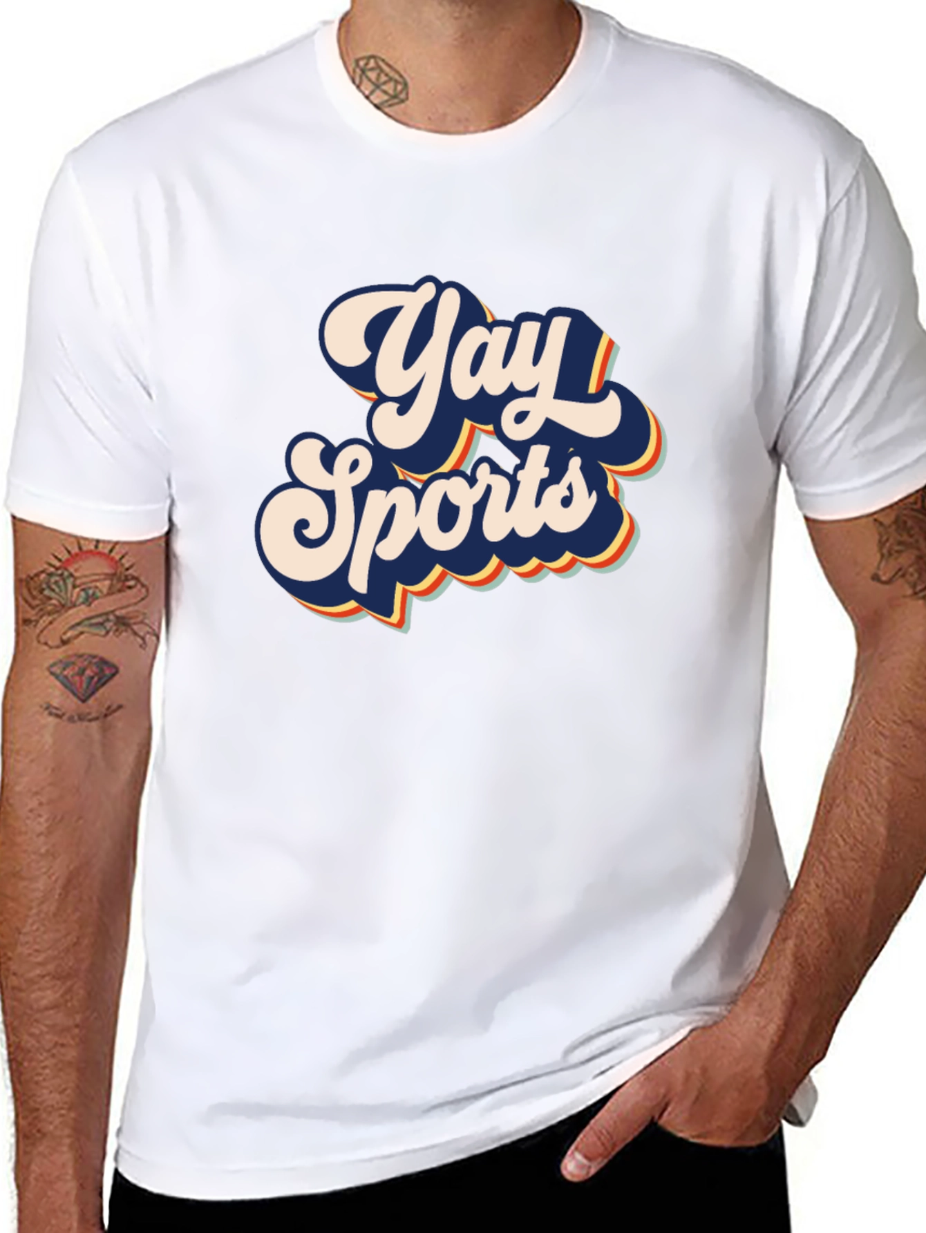 Yay Sports Retro Graphic T-Shirt