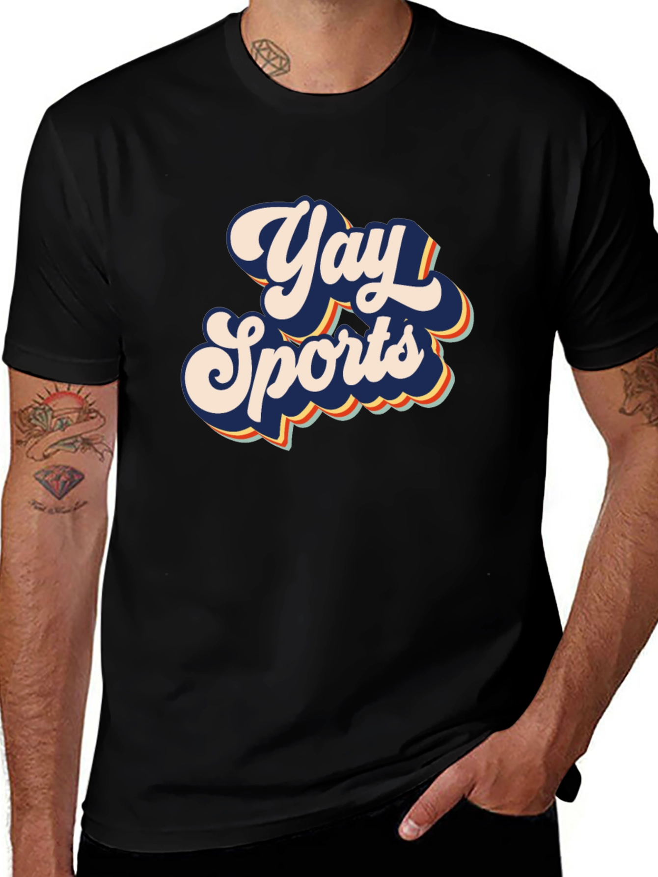 Yay Sports Retro Graphic T-Shirt