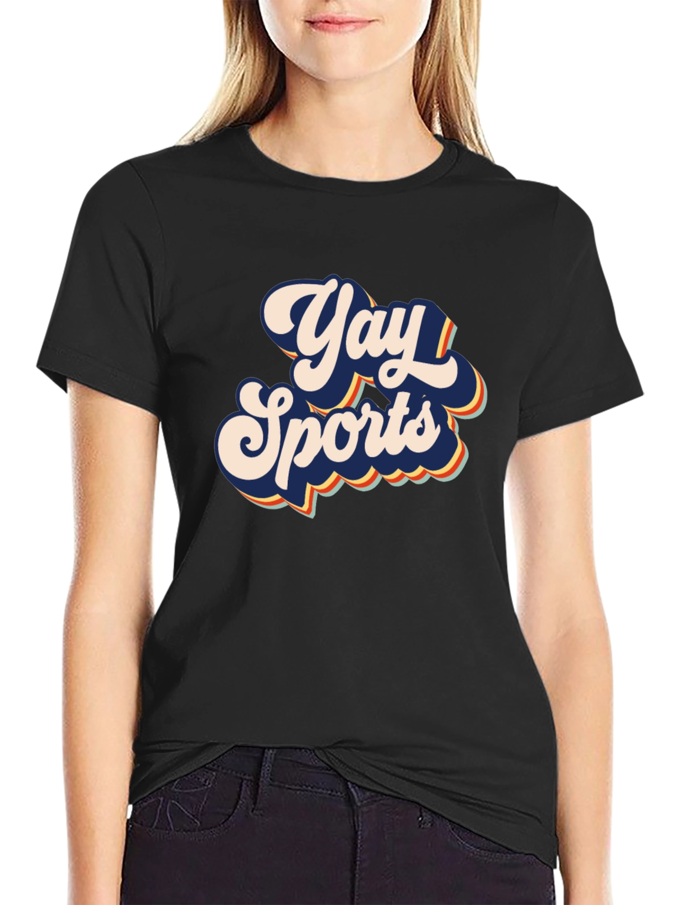Yay Sports Retro Graphic T-Shirt