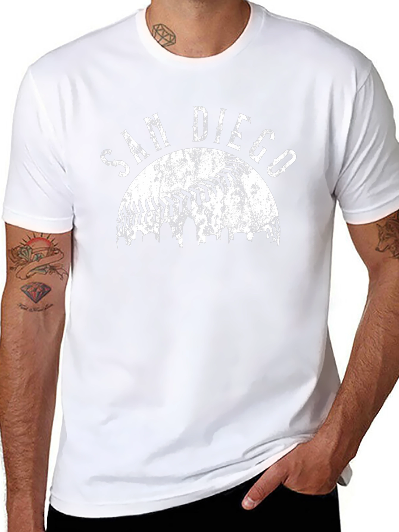 San Diego Baseball Graphic Tee - Black