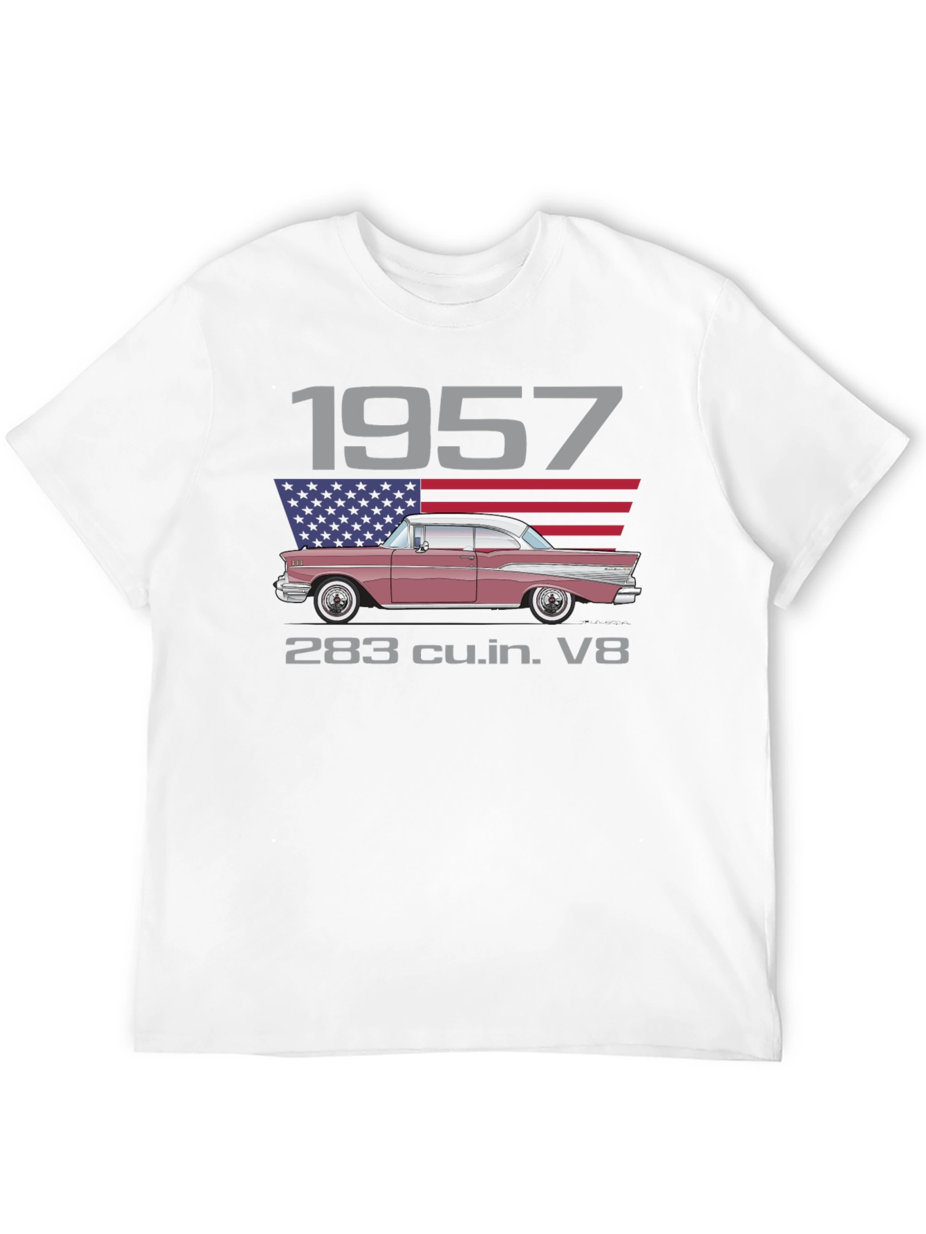 1957 Classic Car Graphic T-Shirt