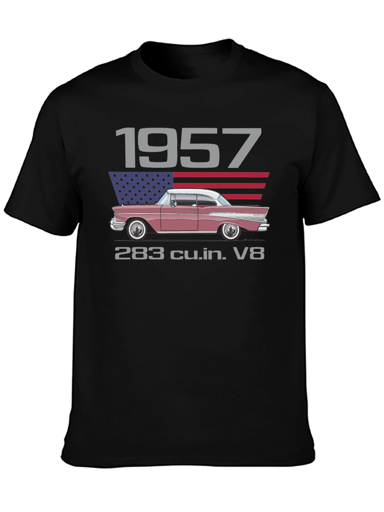 1957 Classic Car Graphic T-Shirt