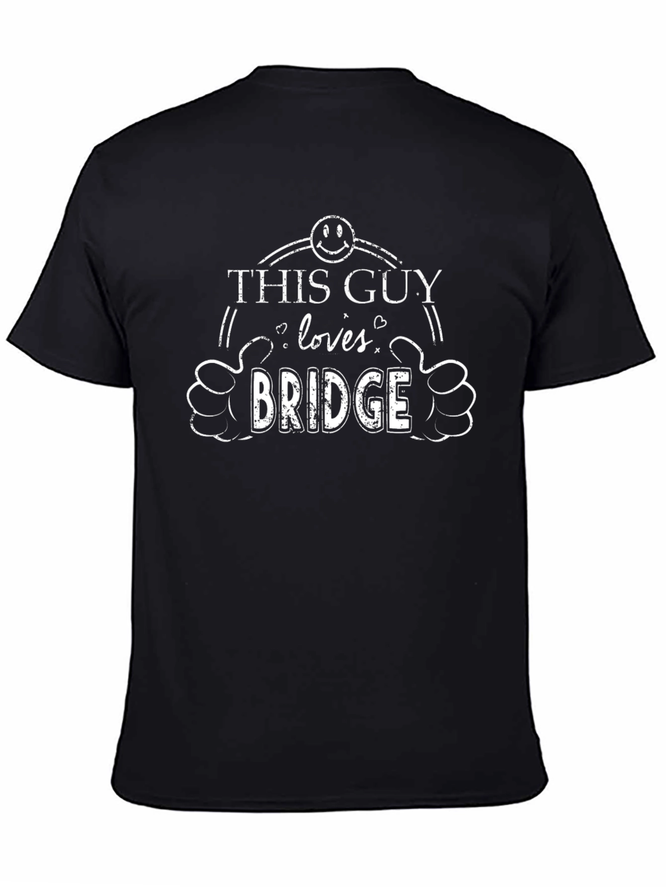 This Guy Loves Bridge T-Shirt - Black