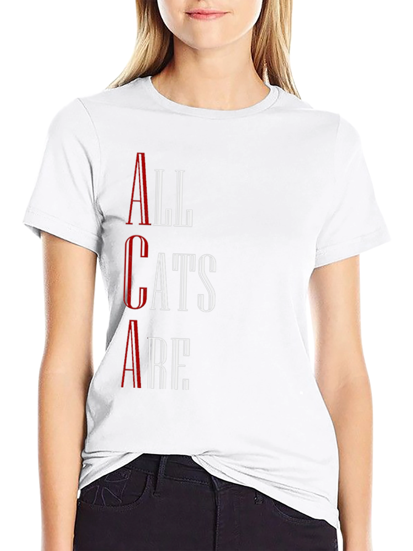All Cats Are T-Shirt - Black Graphic Tee