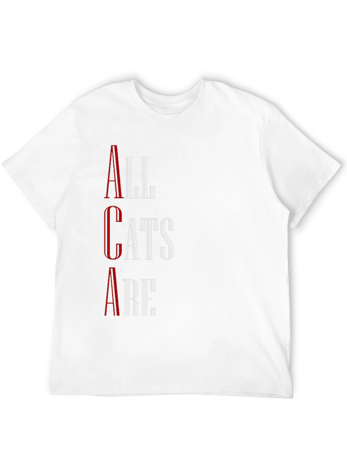 All Cats Are T-Shirt - Black Graphic Tee