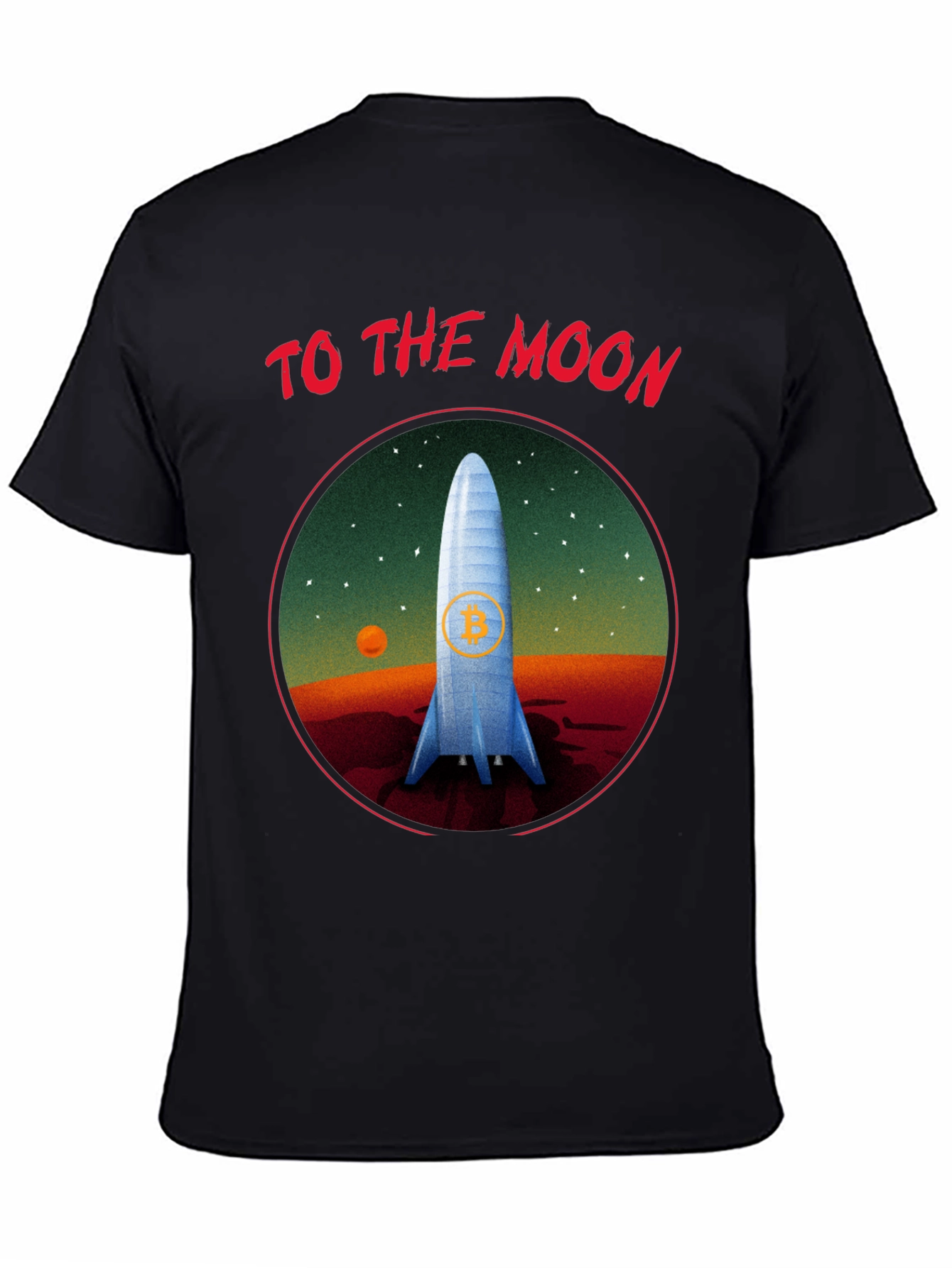 Bitcoin To The Moon Graphic Tee