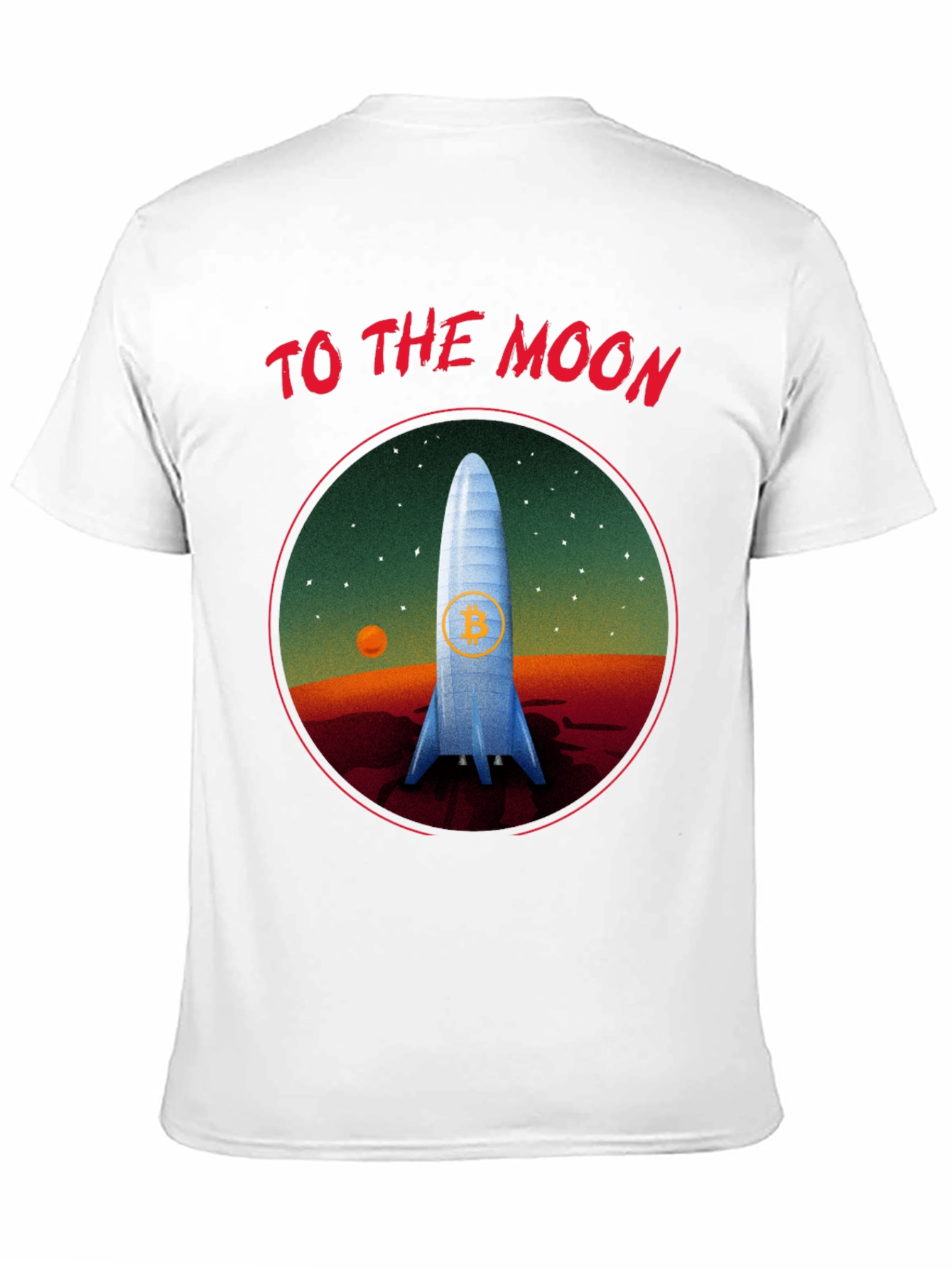 Bitcoin To The Moon Graphic Tee