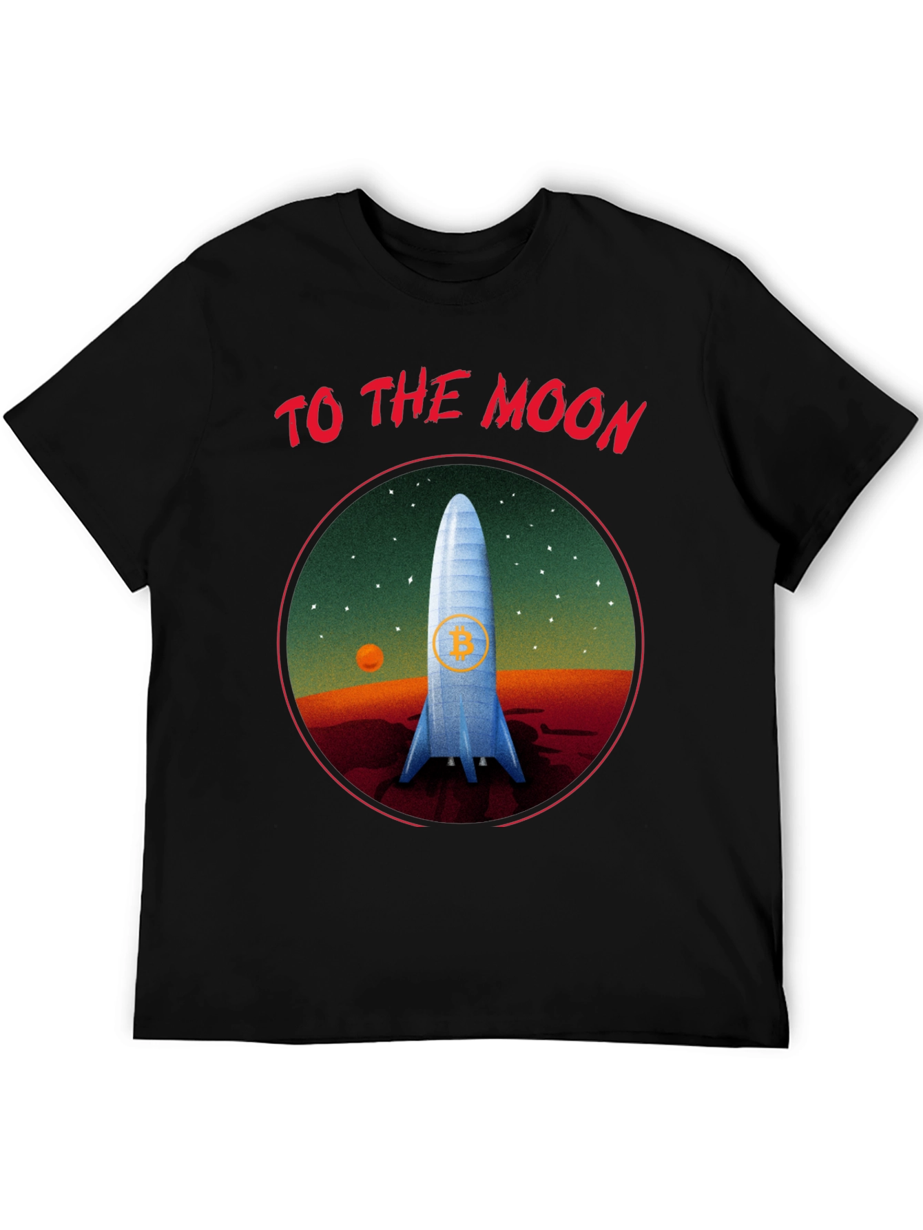 Bitcoin To The Moon Graphic Tee
