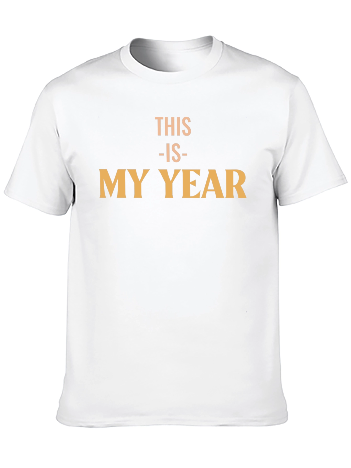 This Is My Year Black T-Shirt