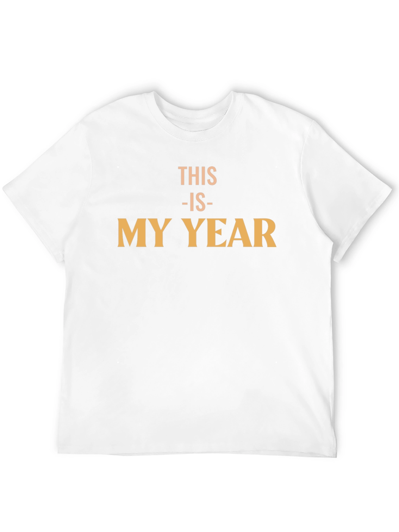 This Is My Year Black T-Shirt