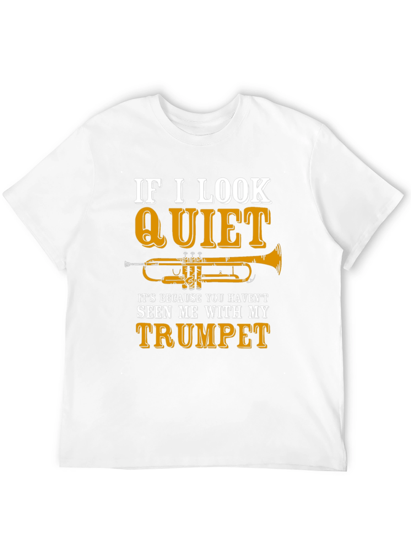 Quiet Trumpet Black T-Shirt