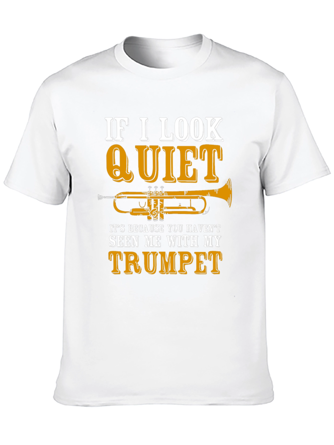 Quiet Trumpet Black T-Shirt